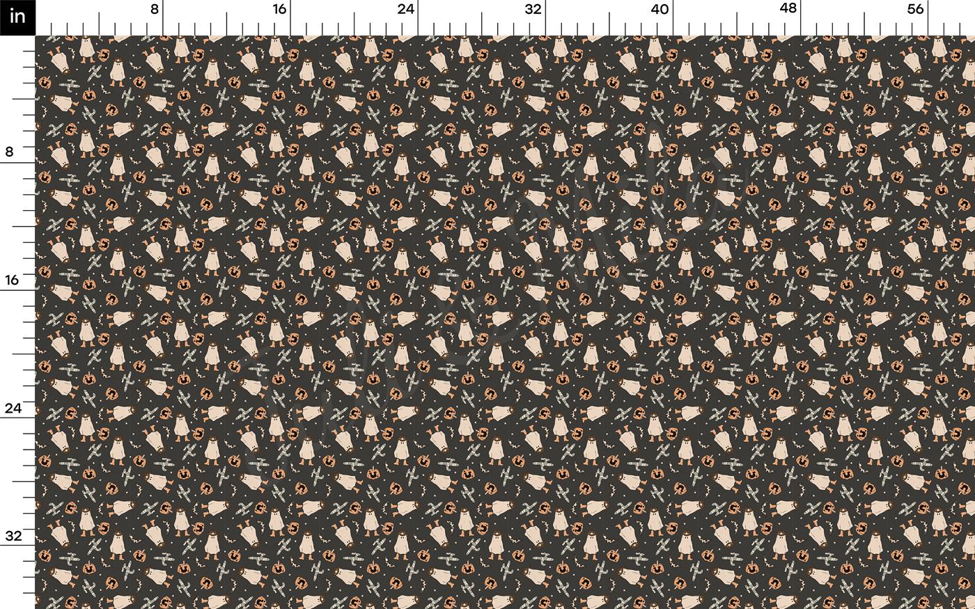 a ruler with a pattern of bees on it