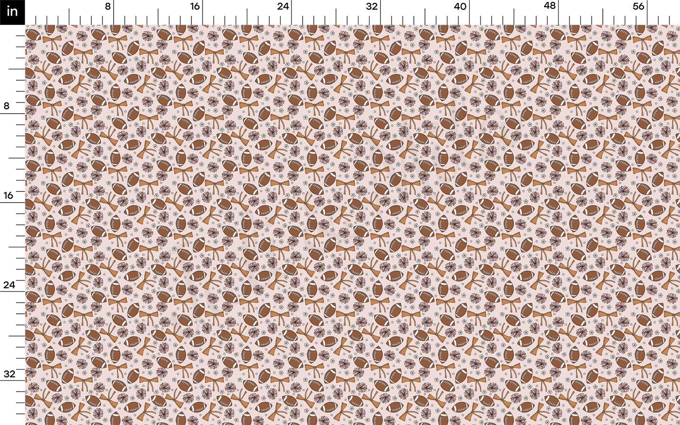 a ruler with a brown and white pattern on it