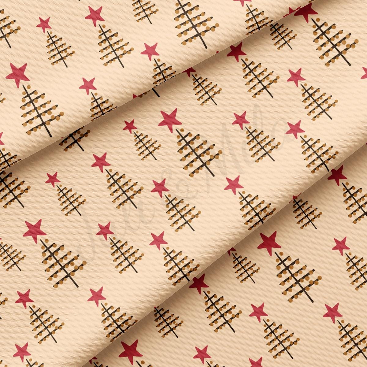 a beige background with red stars and crosses