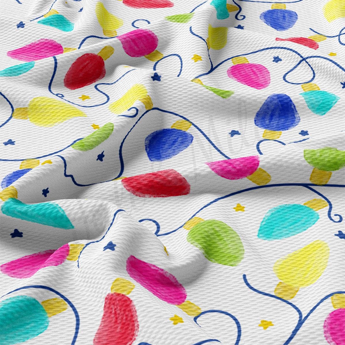 a close up of a colorful pattern on a white background