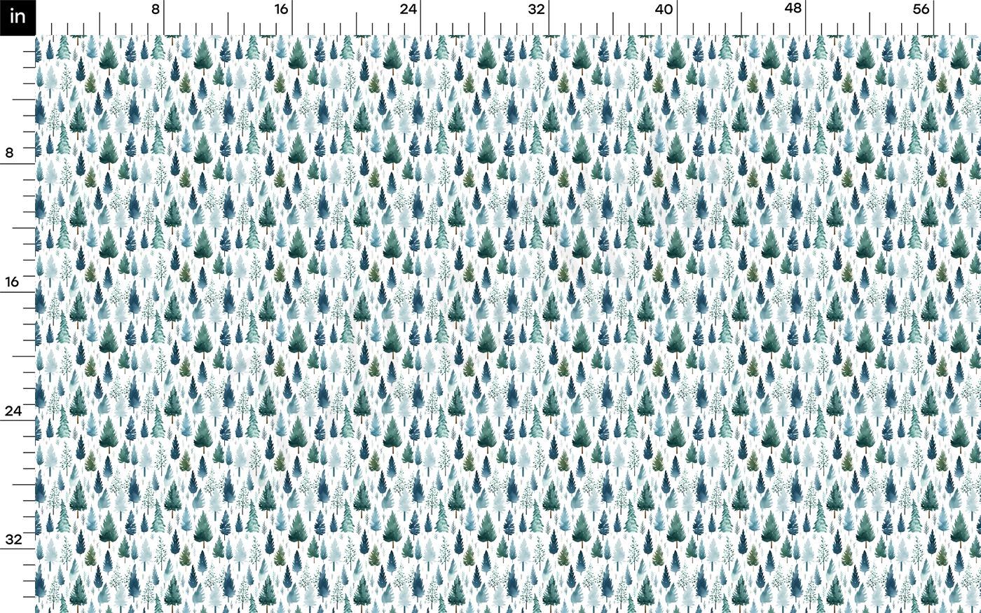 a line graph of a forest with trees on it