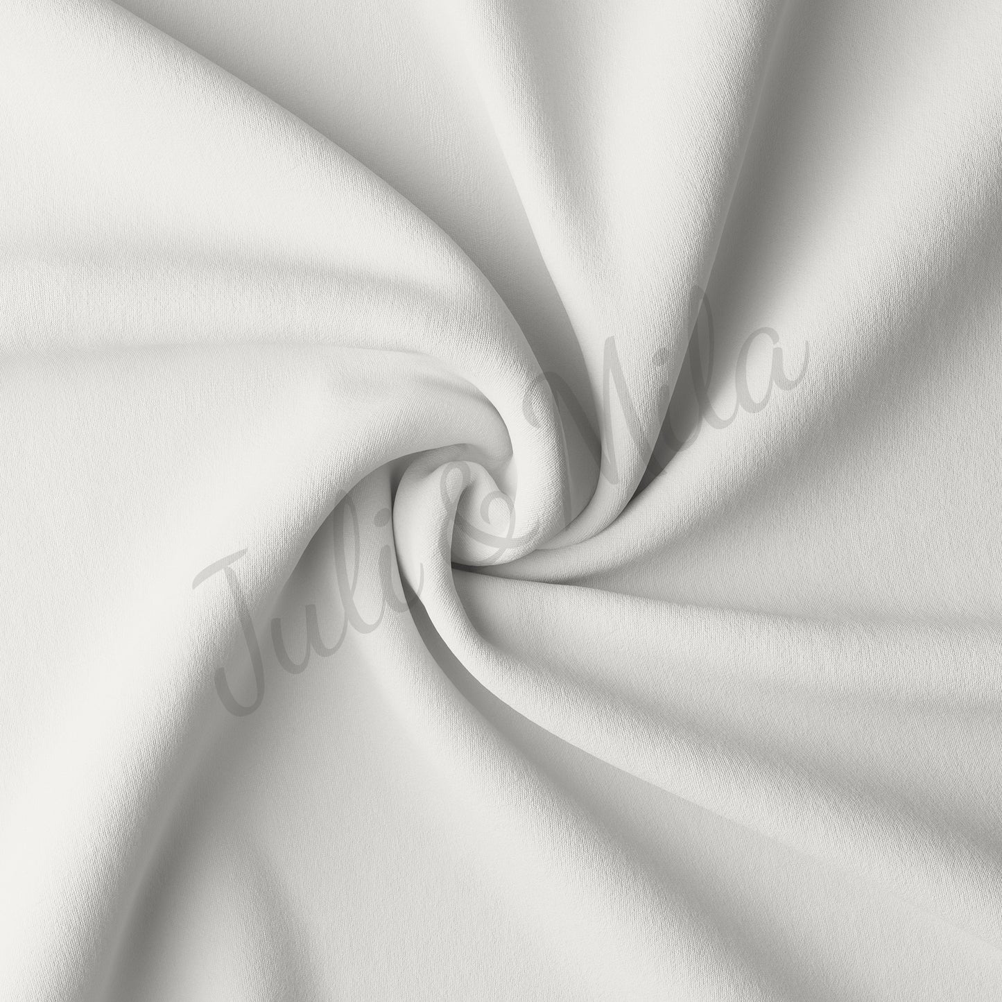 Ivory Double Brushed Polyester Fabric