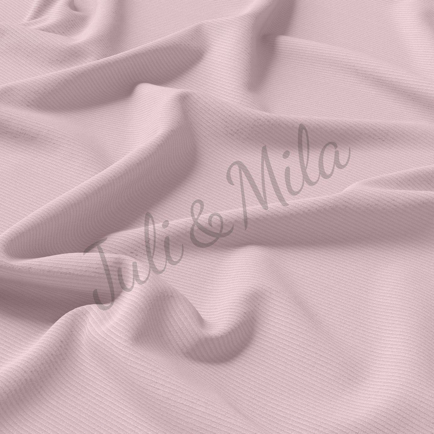Light pink Rib Knit Fabric