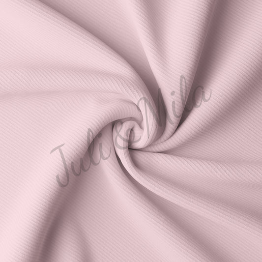 Light pink Rib Knit Fabric