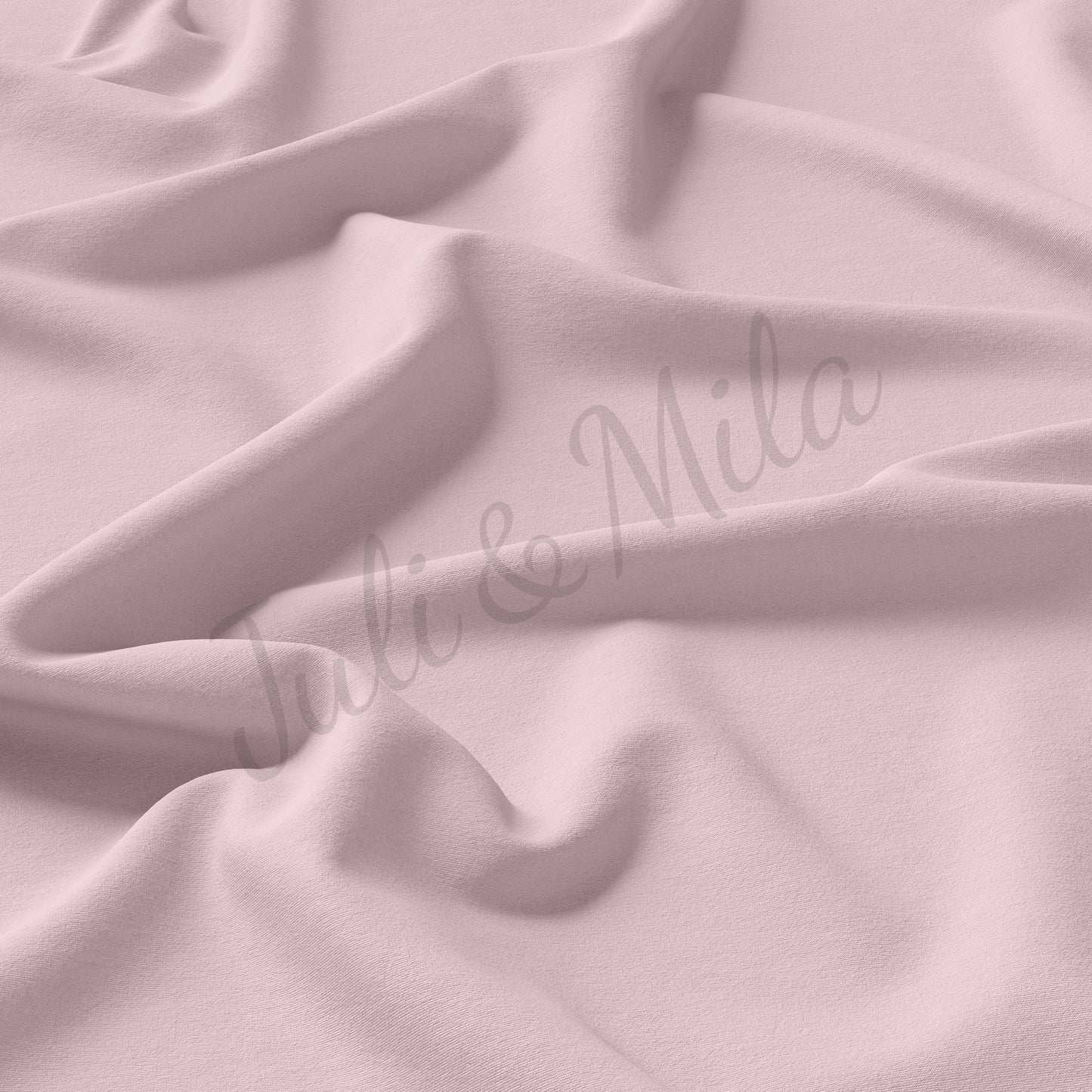 Light pink Double Brushed Polyester Fabric