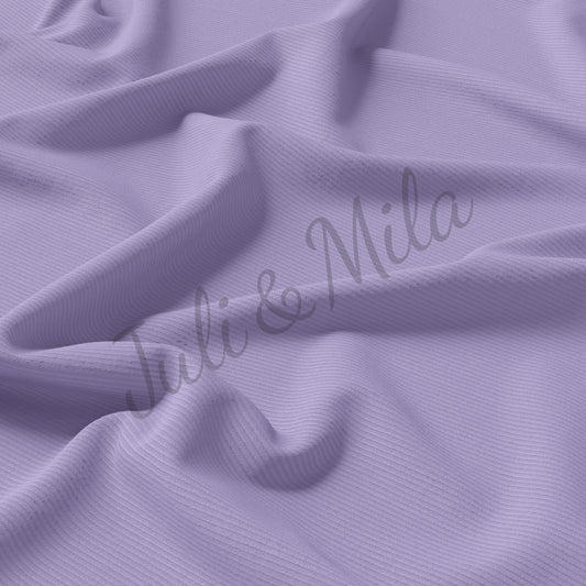 Lavender Rib Knit Fabric