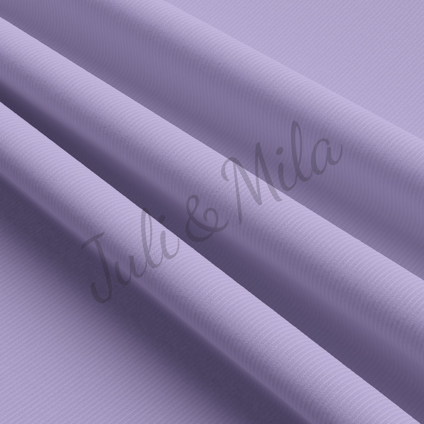 Lavender Rib Knit Fabric