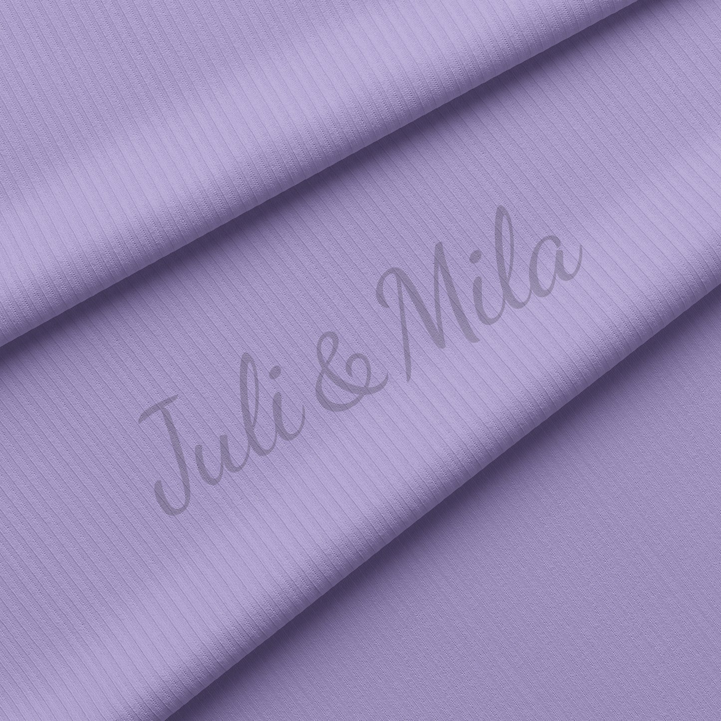 Lavender Rib Knit Fabric