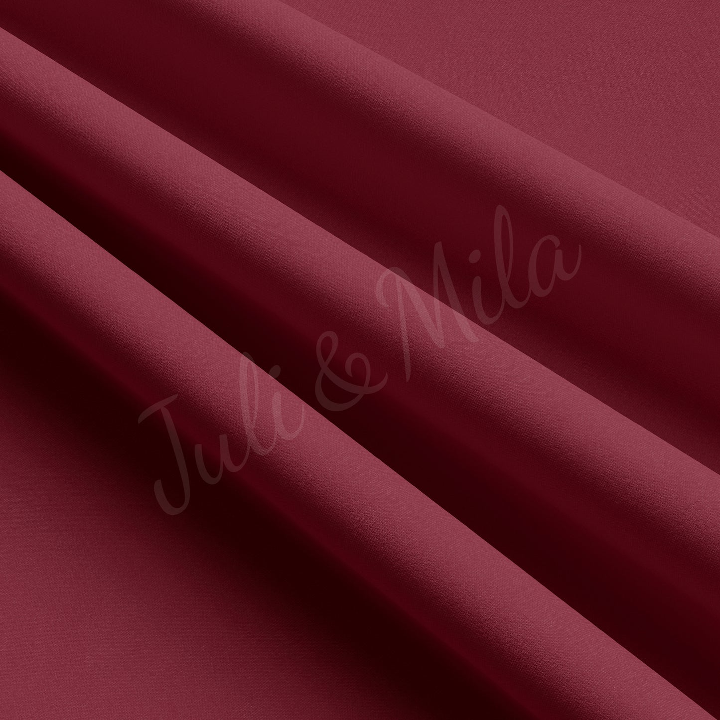 Burgundy Double Brushed Polyester Fabric