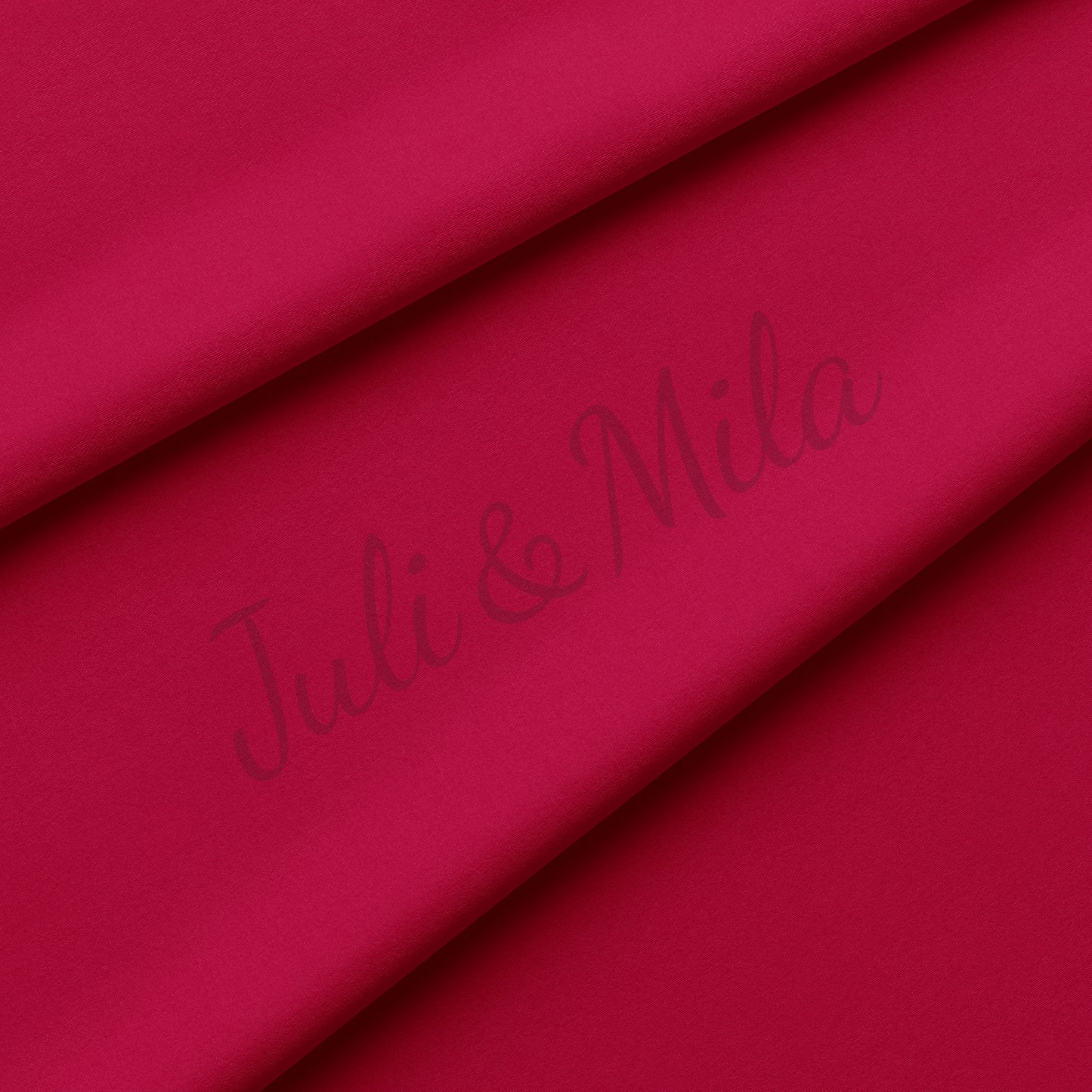 Raspberry Double Brushed Polyester Fabric