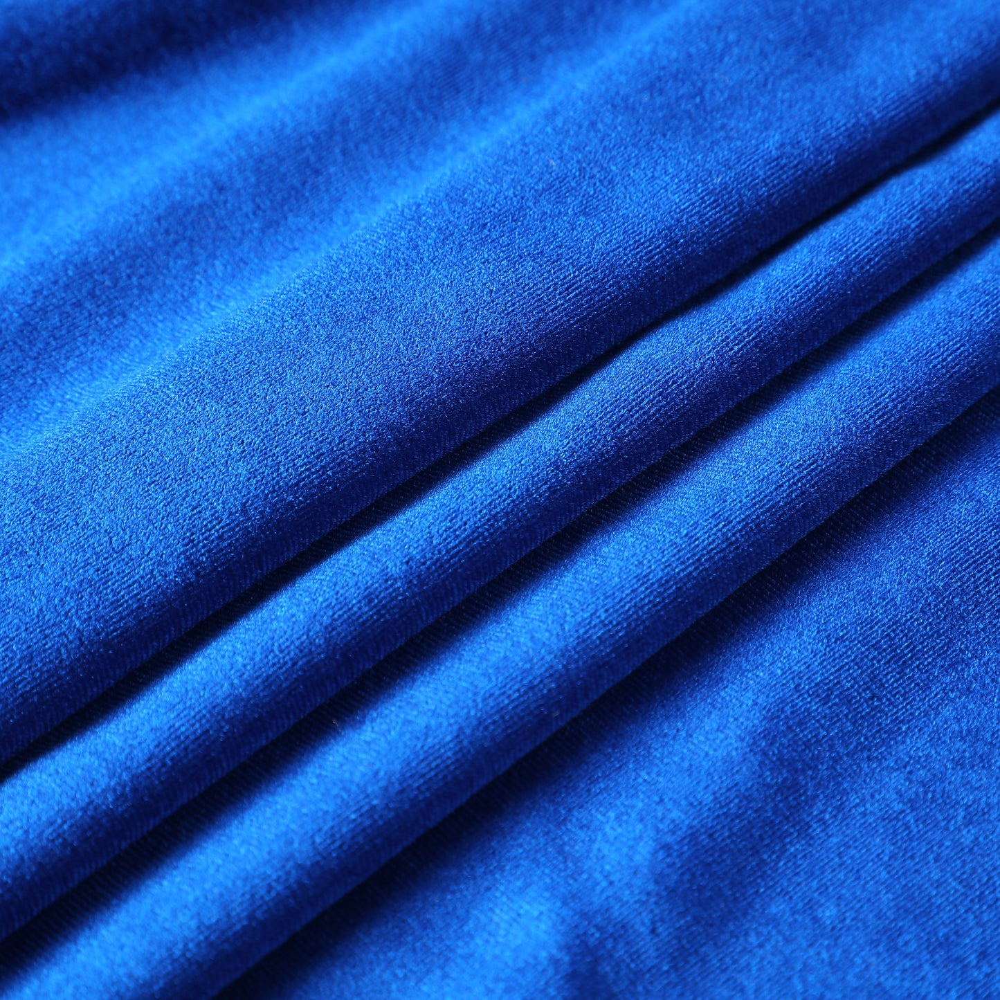 Royal Blue Stretchy Velvet Fabric