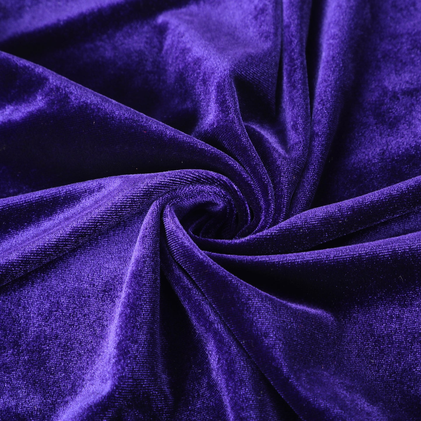 Purple Stretchy Velvet Fabric