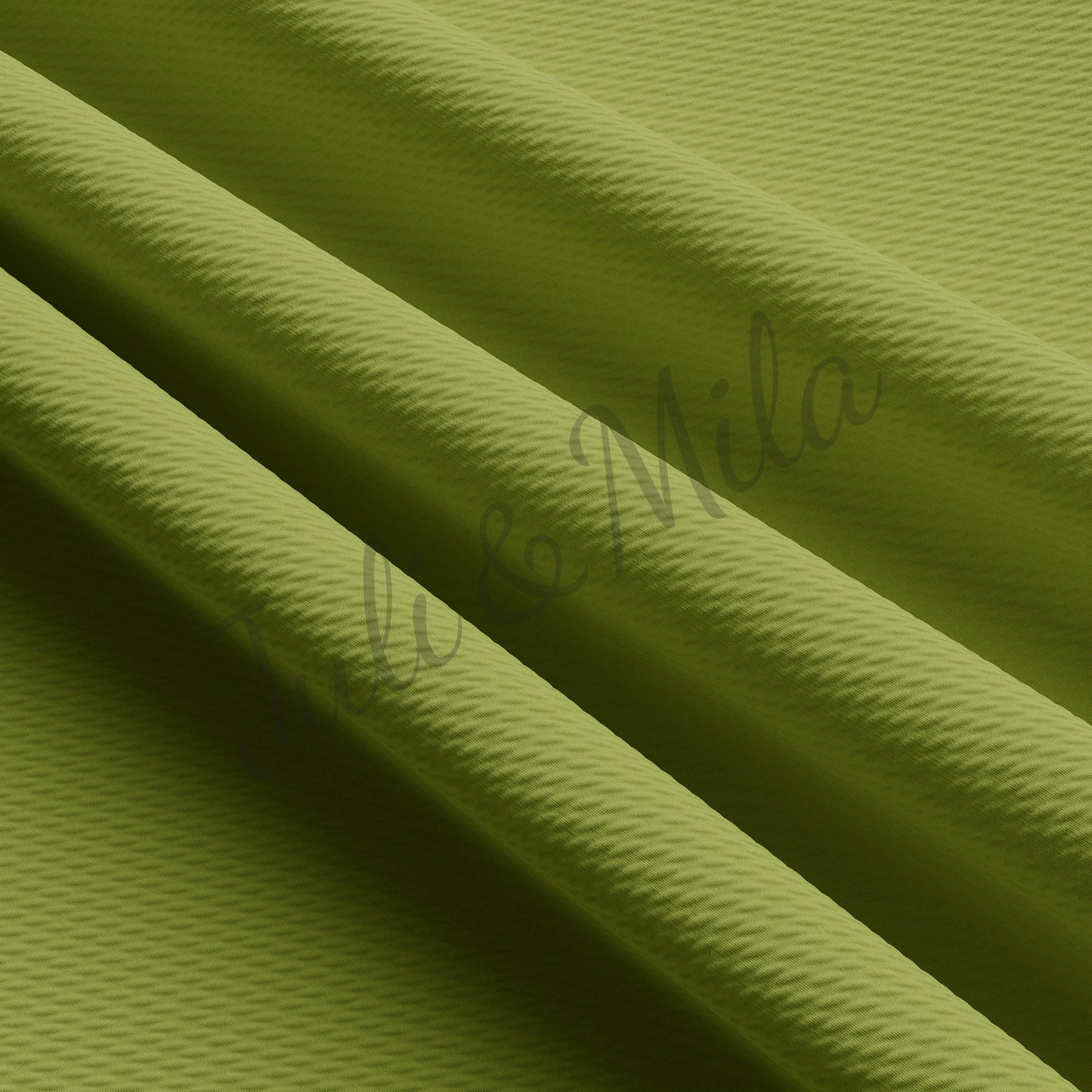Golden Olive Liverpool Bullet Textured Fabric