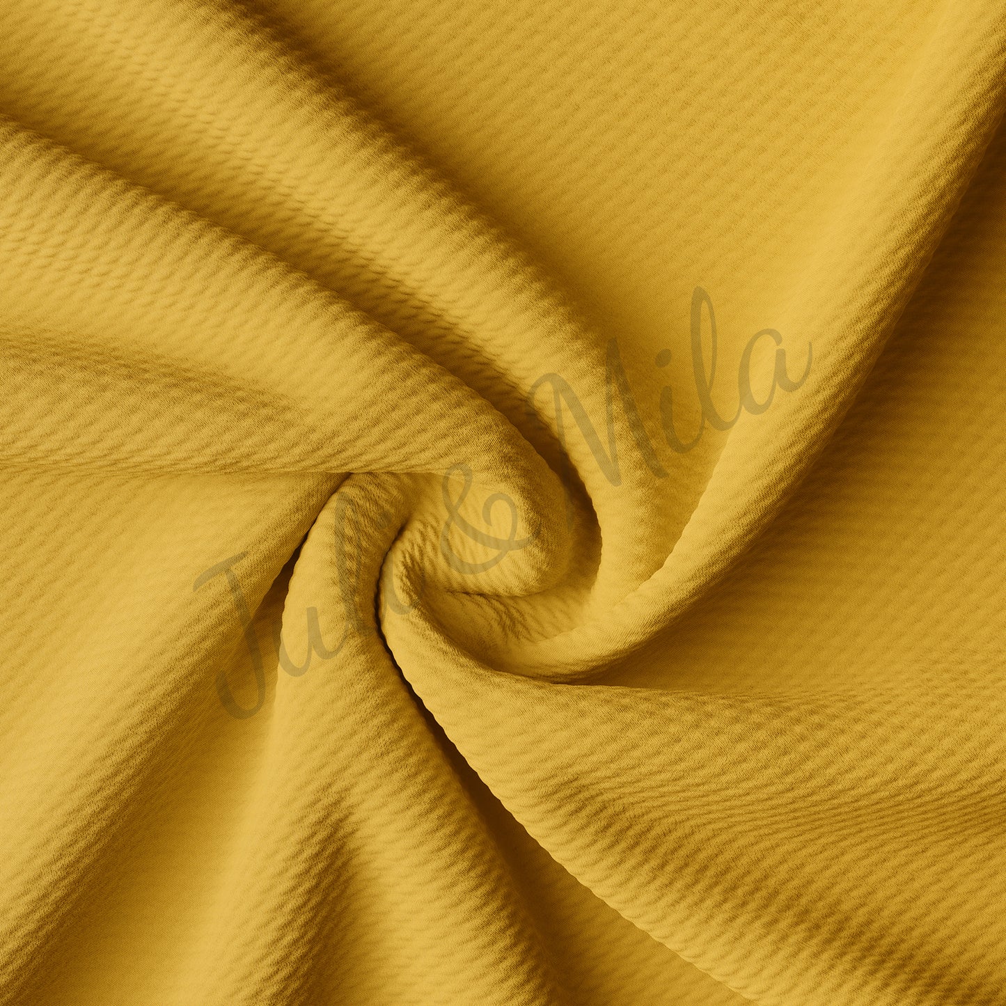 Mustard Liverpool Bullet Textured Fabric