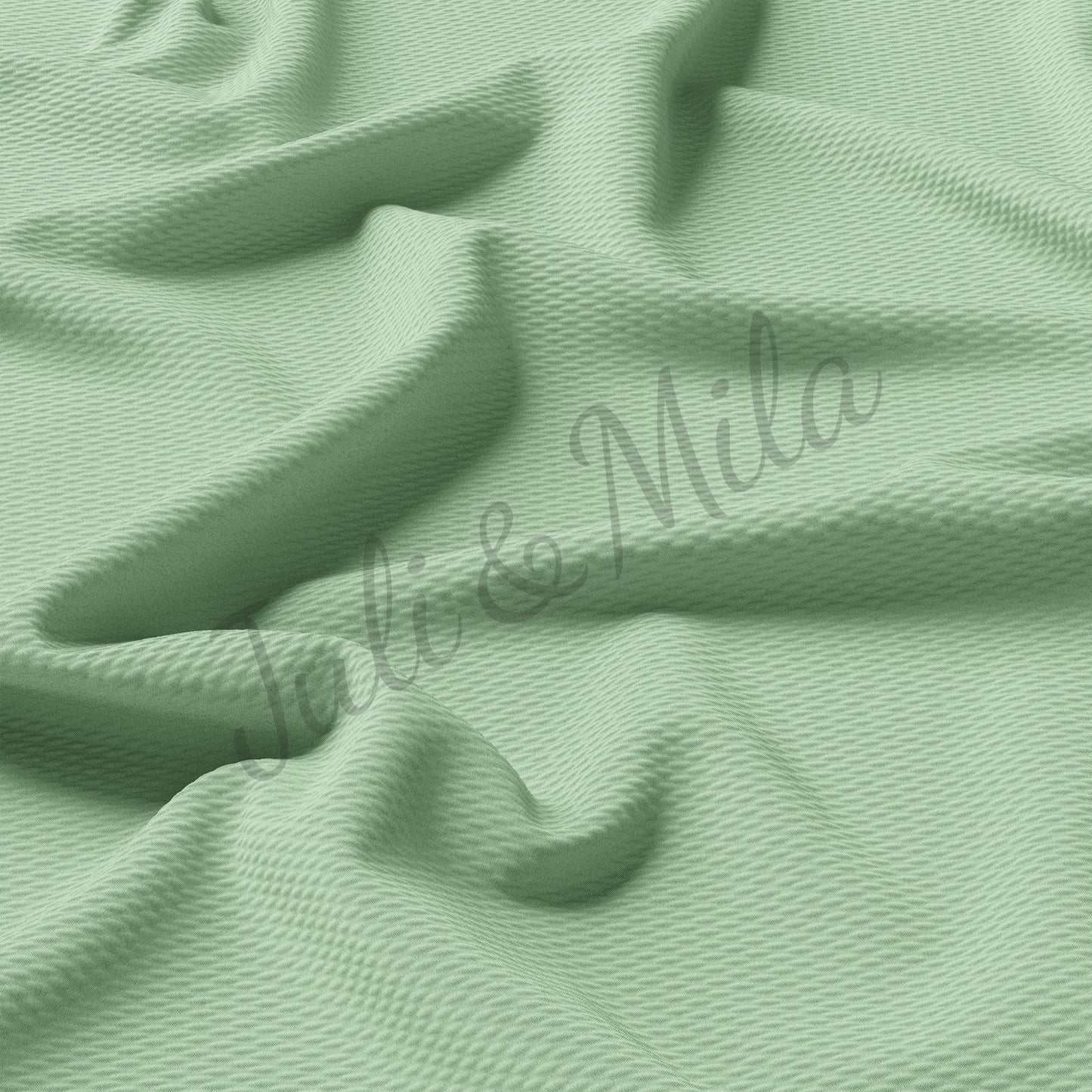 Pastel green Liverpool Bullet Textured Fabric