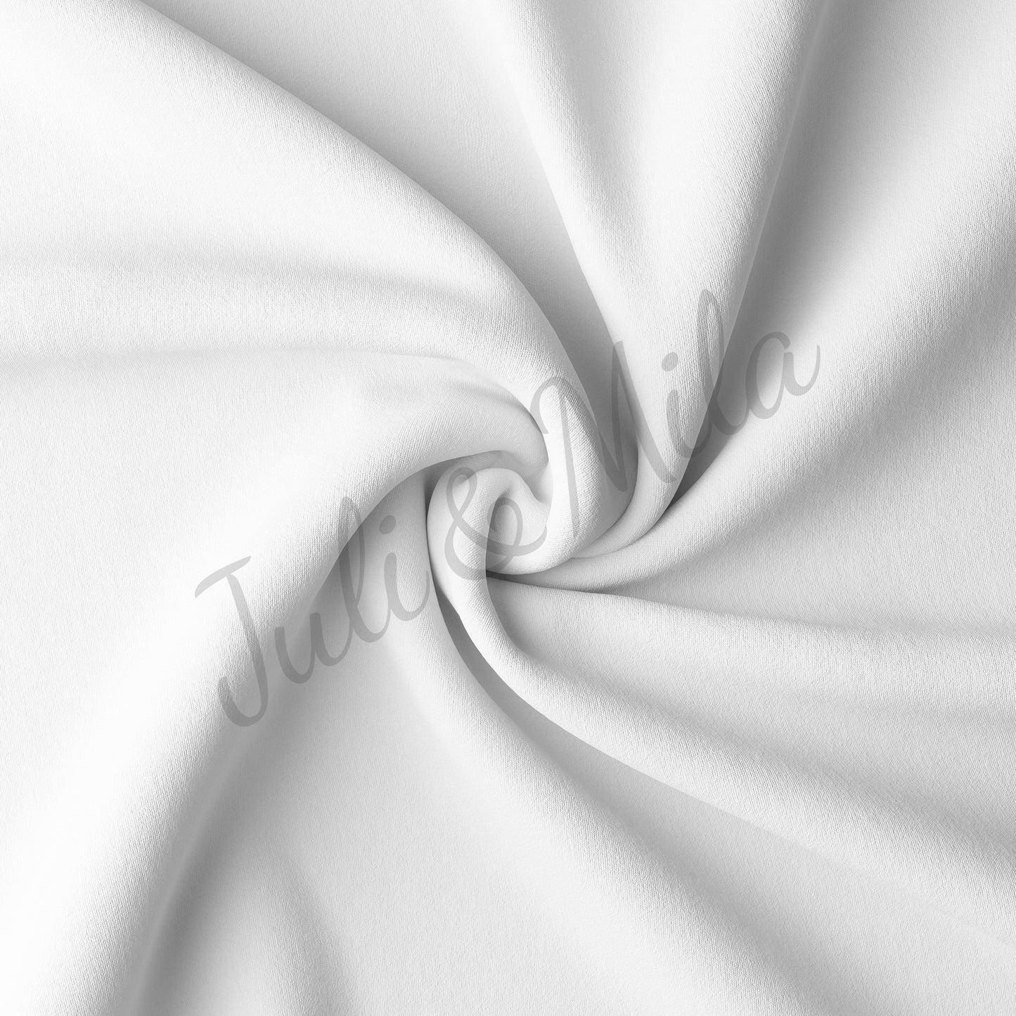 White Double Brushed Polyester Fabric