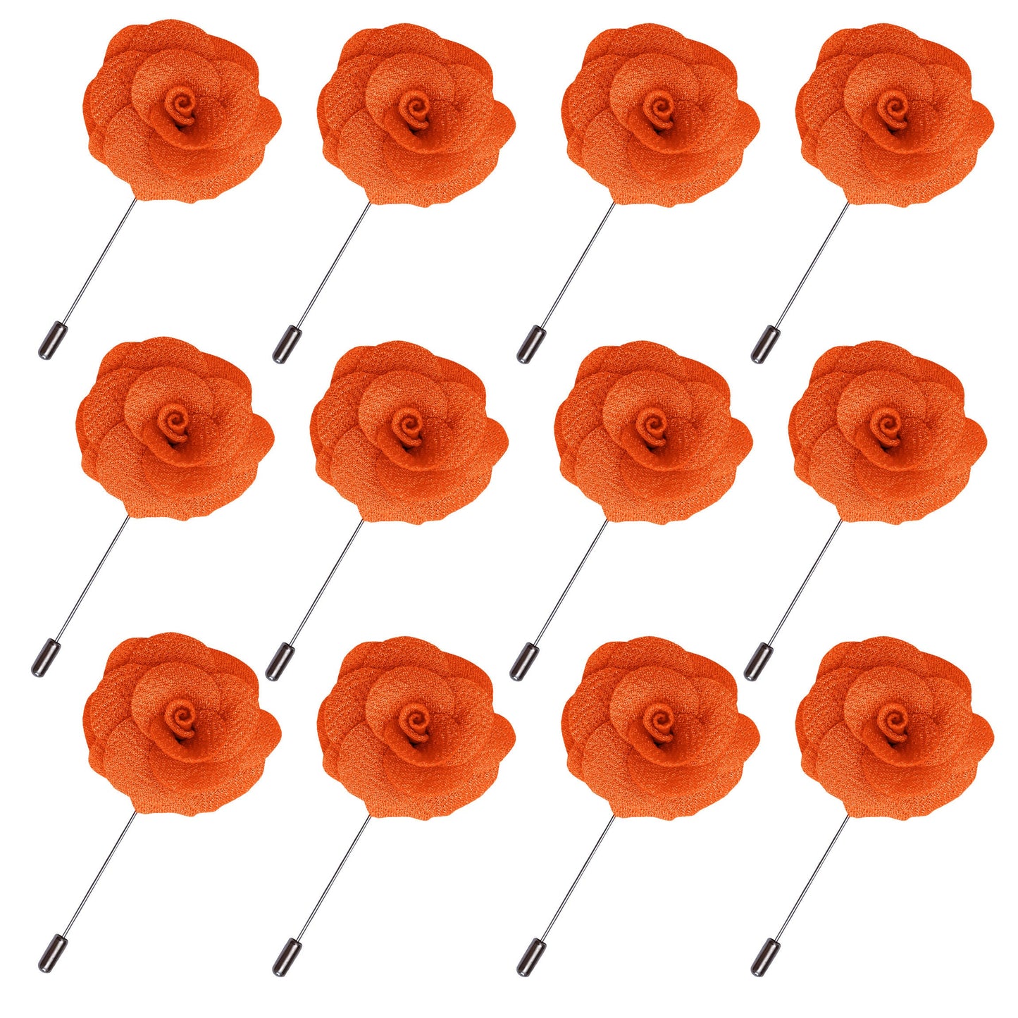 Orange Flower Lapel Pin, Orange Lapel Pin, Lapel Pin, Wedding Lapel Pin, Men Lapel Pin, Lapel Flower, Wedding Boutonniere, Gift, Men&#39;s Lapel