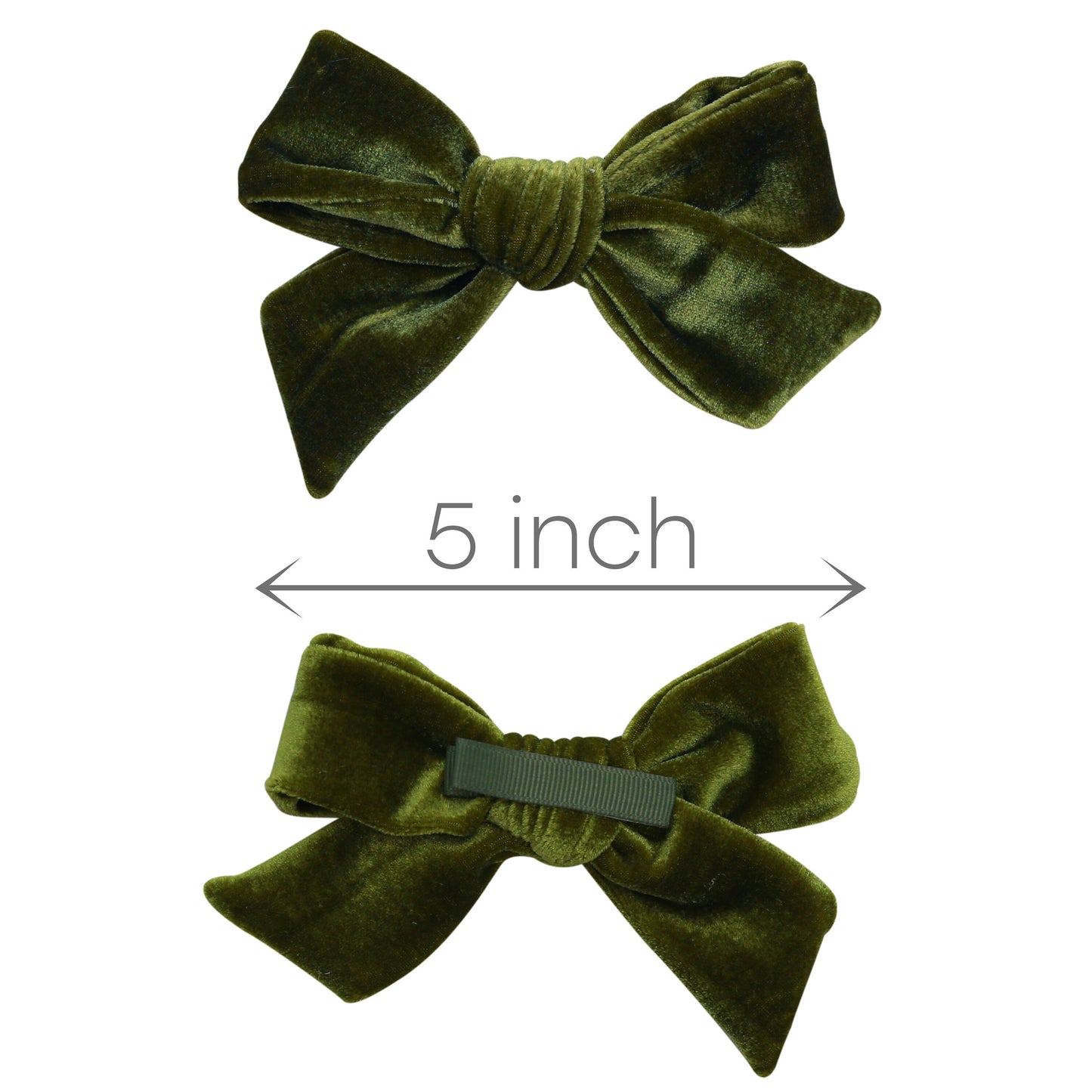 Velvet hair bow clips bows for toddlers girls, hair clip, Velvet bows hair clips for girls, toddlers barrettes, bow alligator clip Large 5"