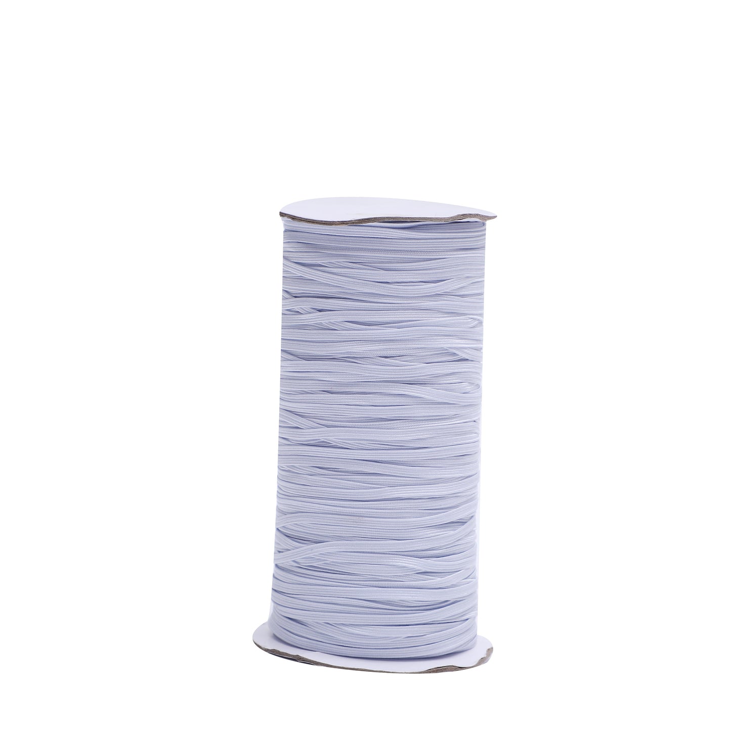 White 1/8 inch Elastic Roll - Elastic for Face Mask - Skinny Elastic - Elastic by the yard Thin Elastic for Face Mask 3 mm Rope Cord