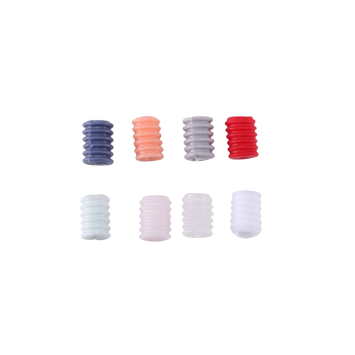 Colored Cord Locks Soft Silicone Toggles for Drawstrings Elastic Stopper