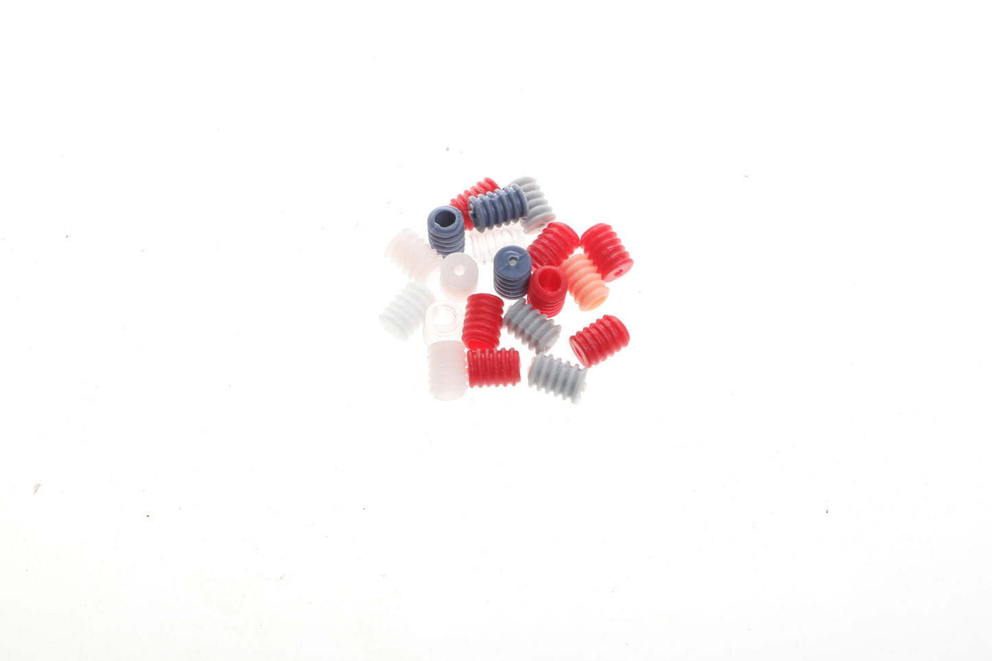 Colored Cord Locks Soft Silicone Toggles for Drawstrings Elastic Stopper
