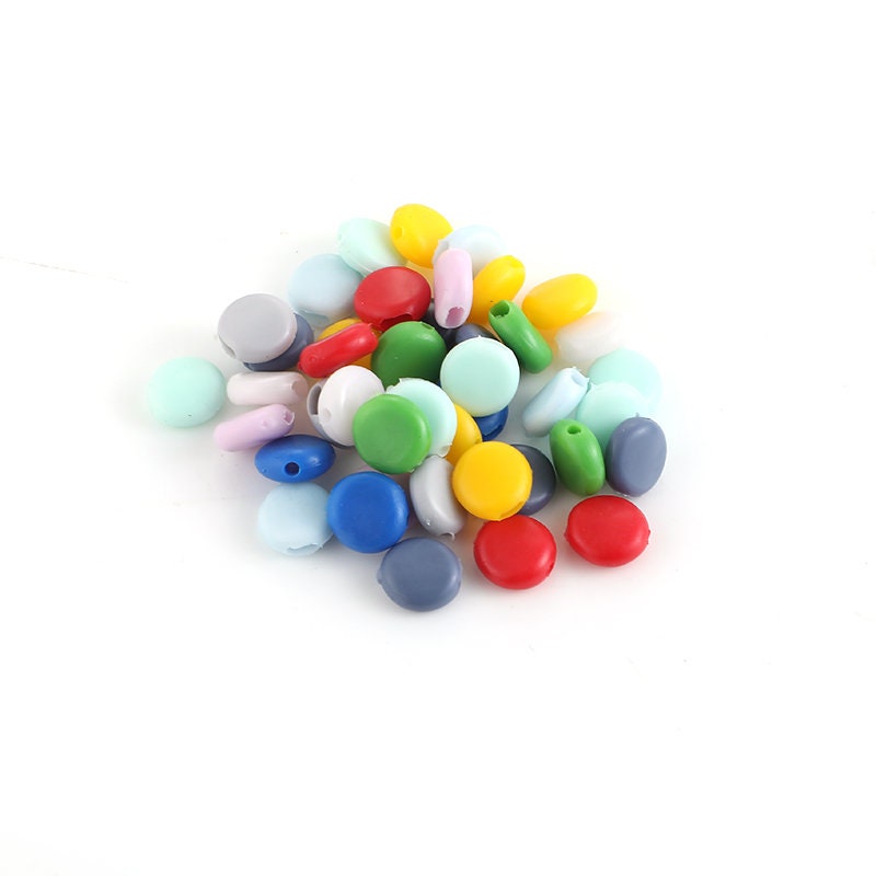 Colored Cord Locks Soft Silicone Toggles for Drawstrings Stoppers for Elastic