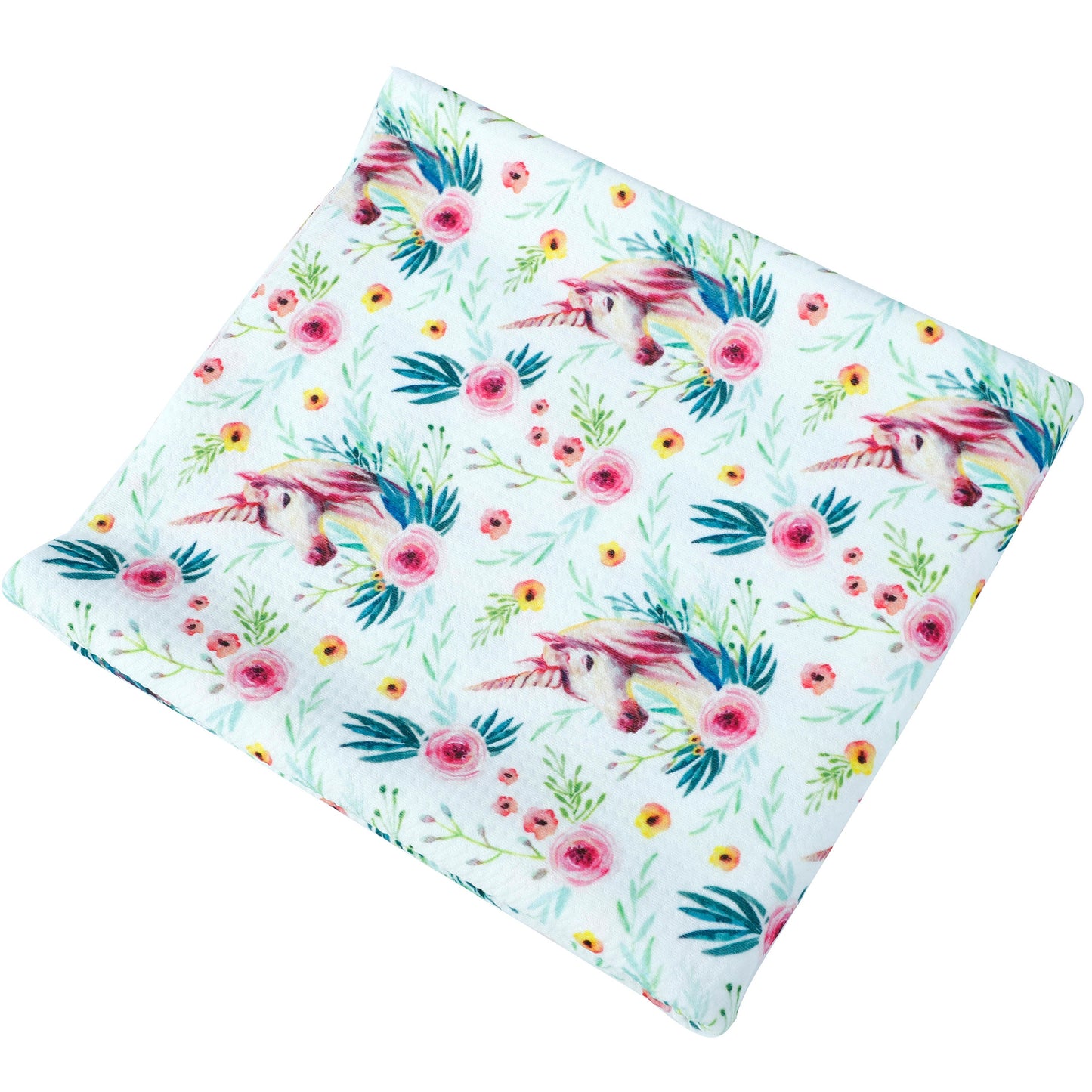 Unicorn Bullet Textured Fabric  Floral (F10)