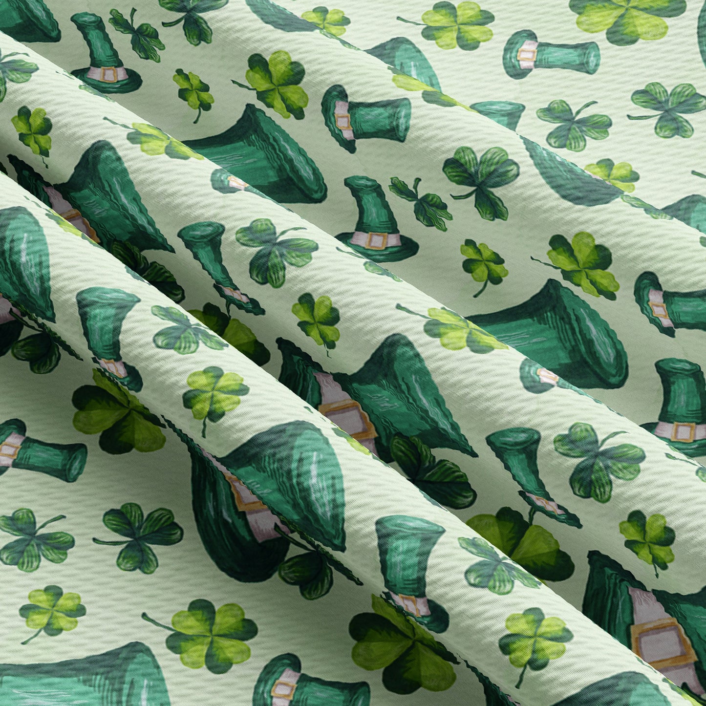 St. Patrick’s day Bullet Fabric  clover leaf (P3)