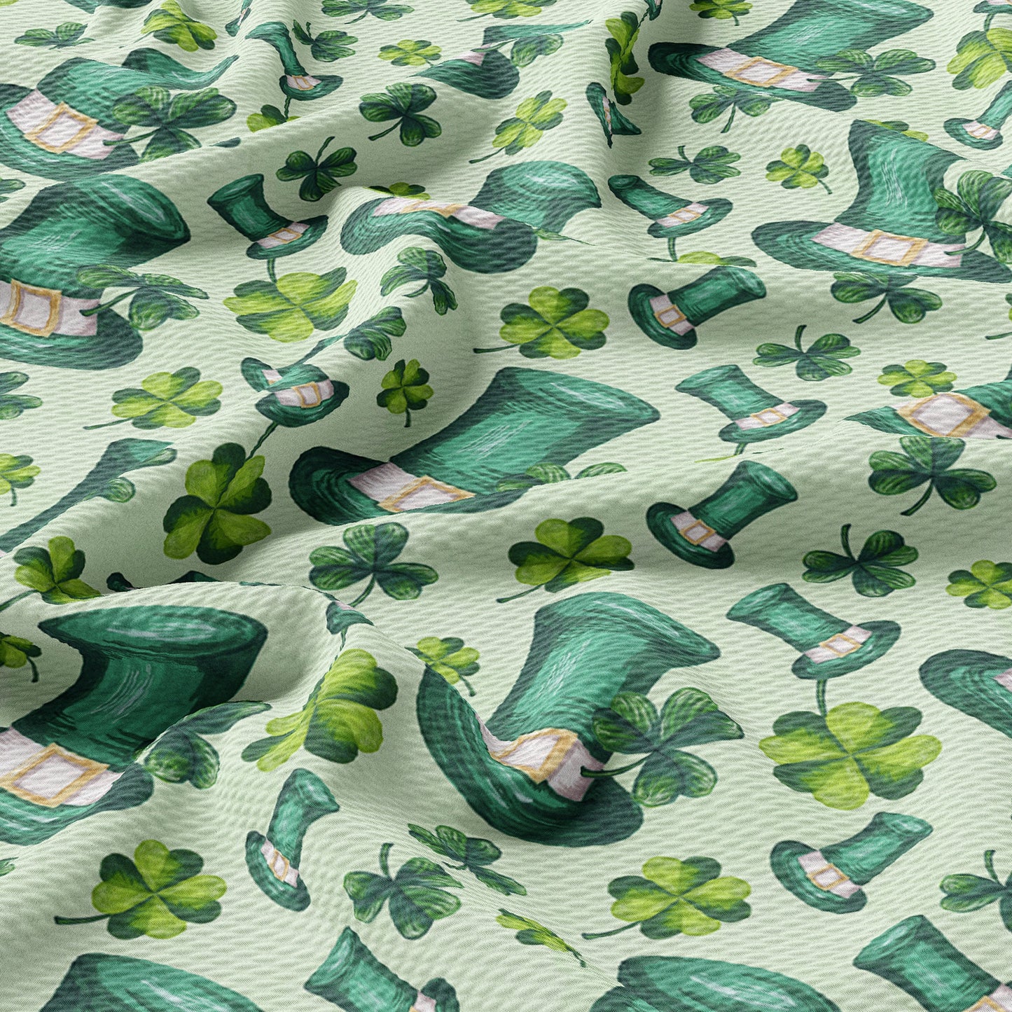 St. Patrick’s day Bullet Fabric  clover leaf (P3)
