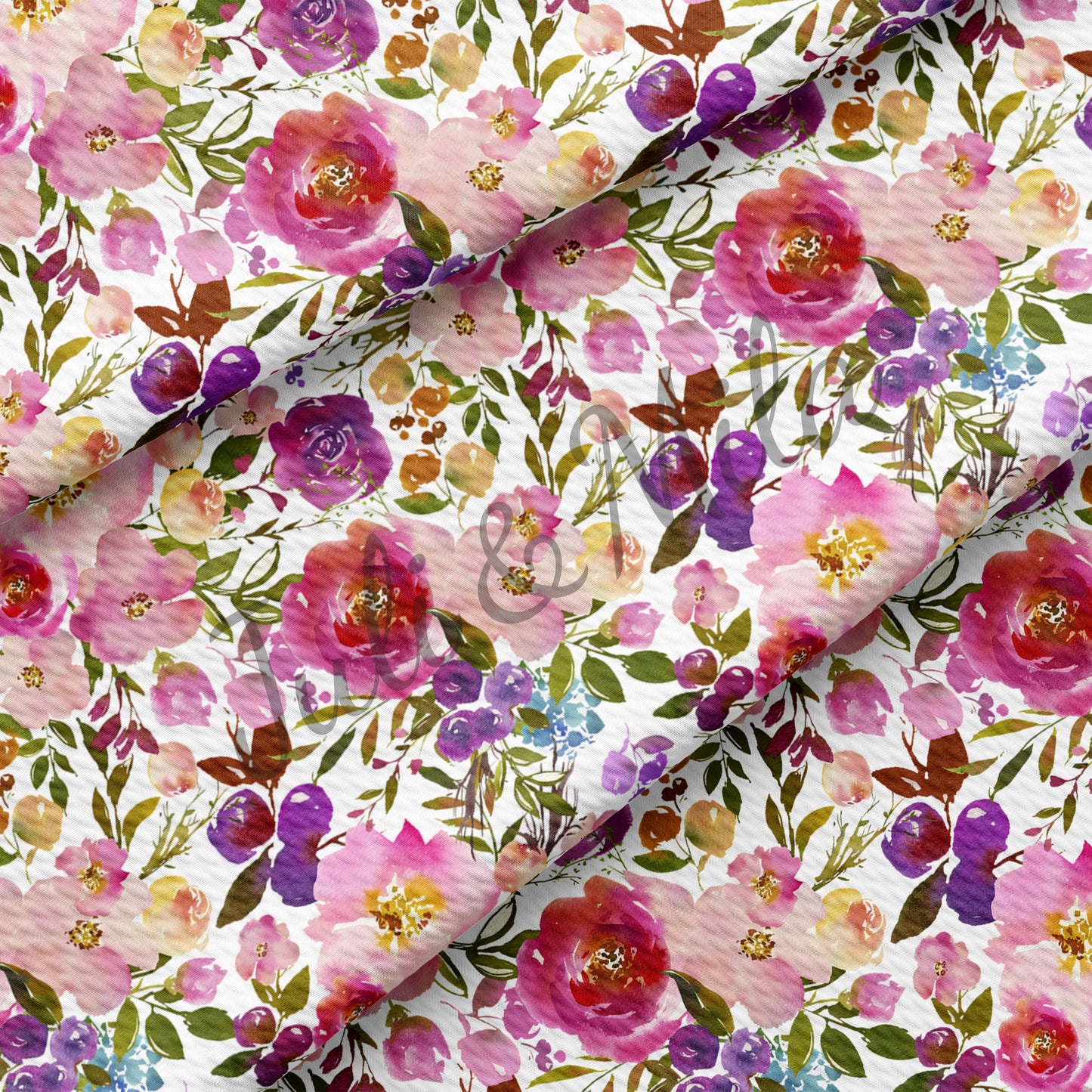 Bullet Textured Fabric Floral  (F27)