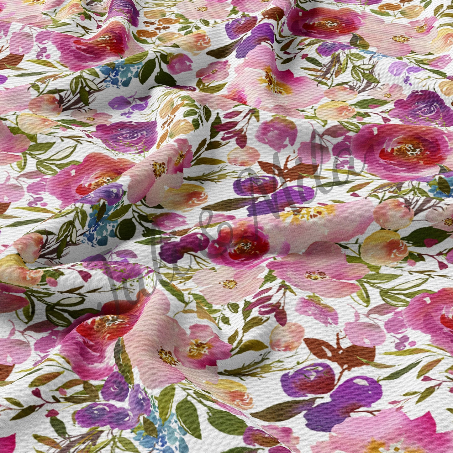 Bullet Textured Fabric Floral  (F27)