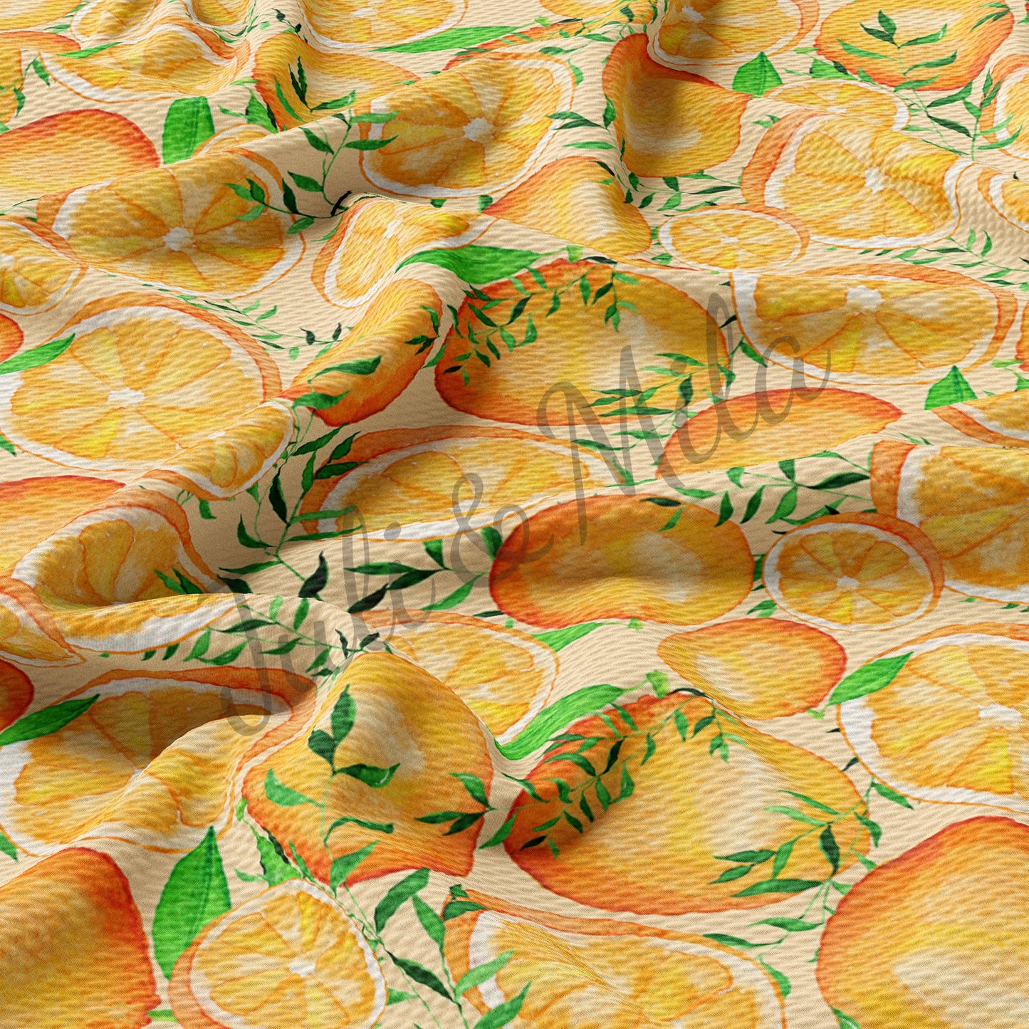 Bullet Textured Fabric  Orange
