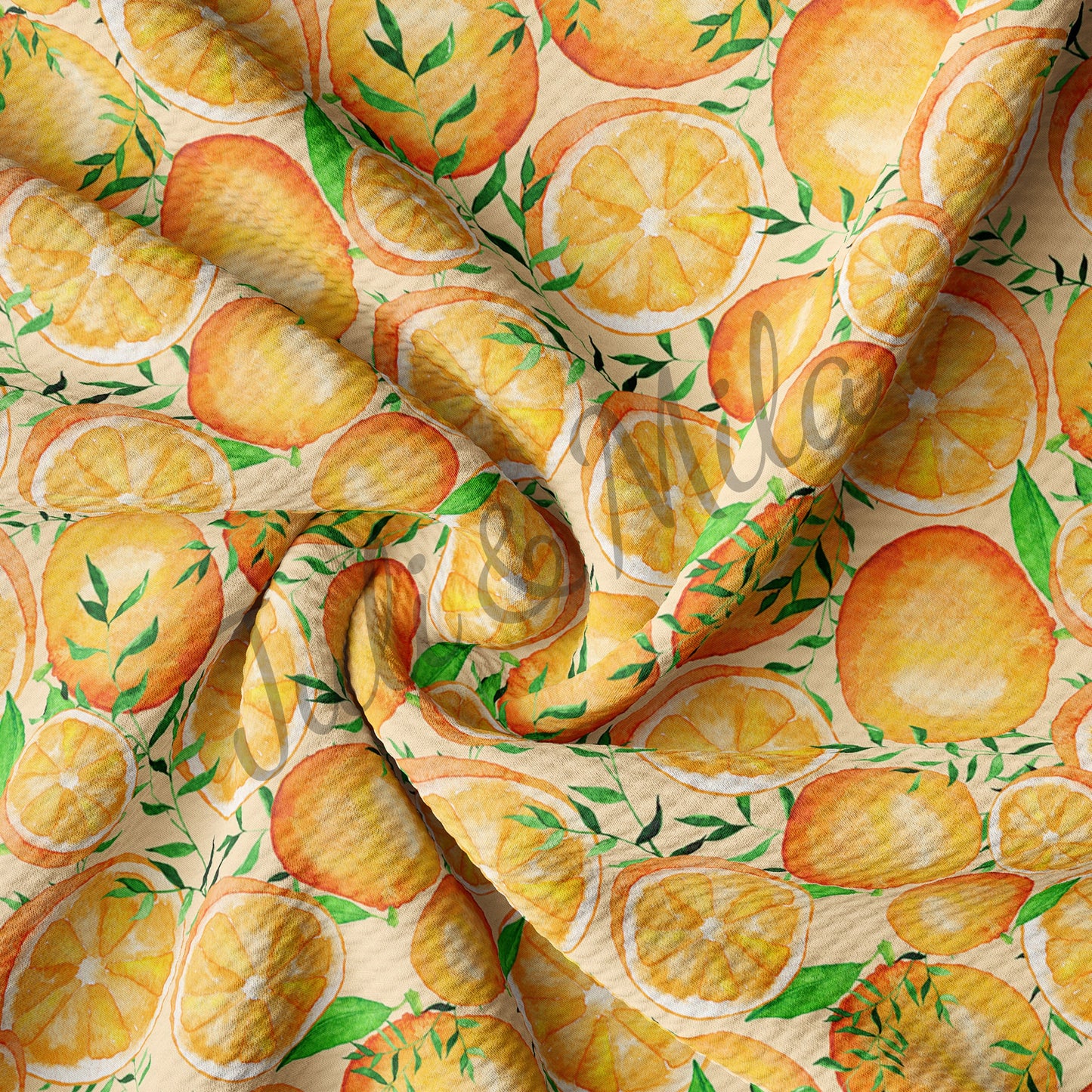 Bullet Textured Fabric  Orange