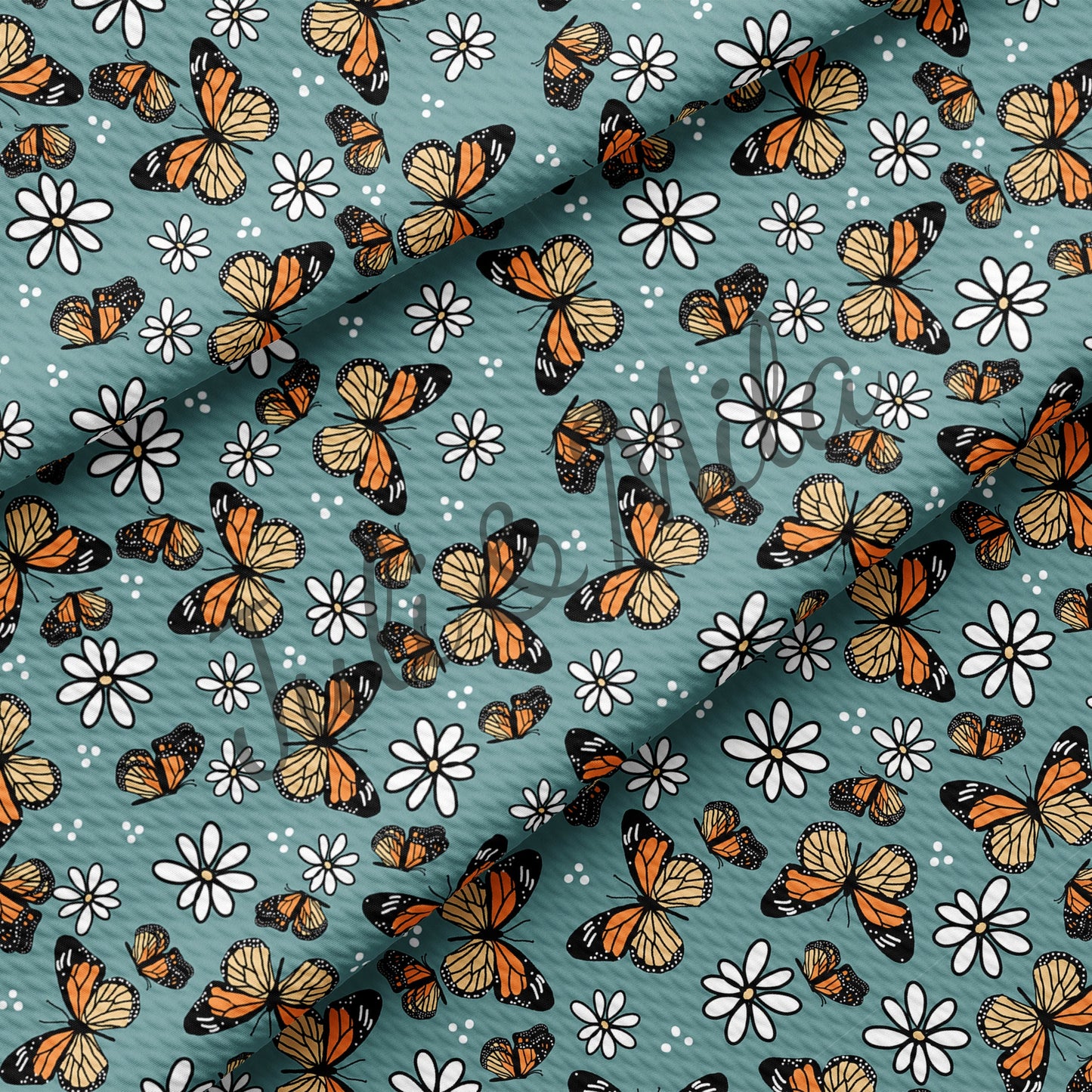 Bullet Textured Fabric Butterflies