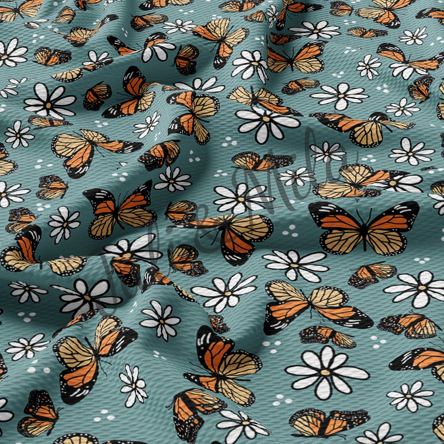 Bullet Textured Fabric Butterflies