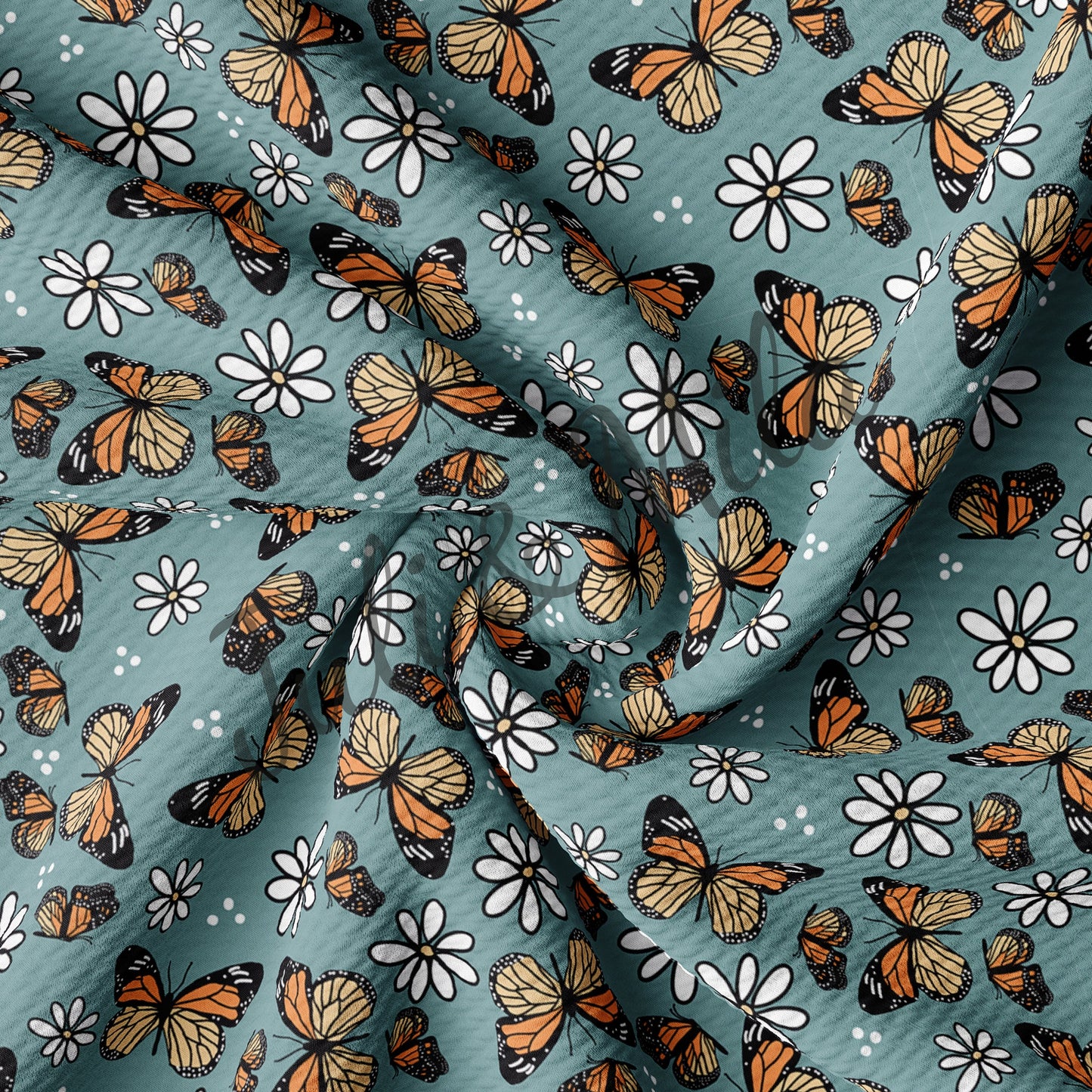Bullet Textured Fabric Butterflies