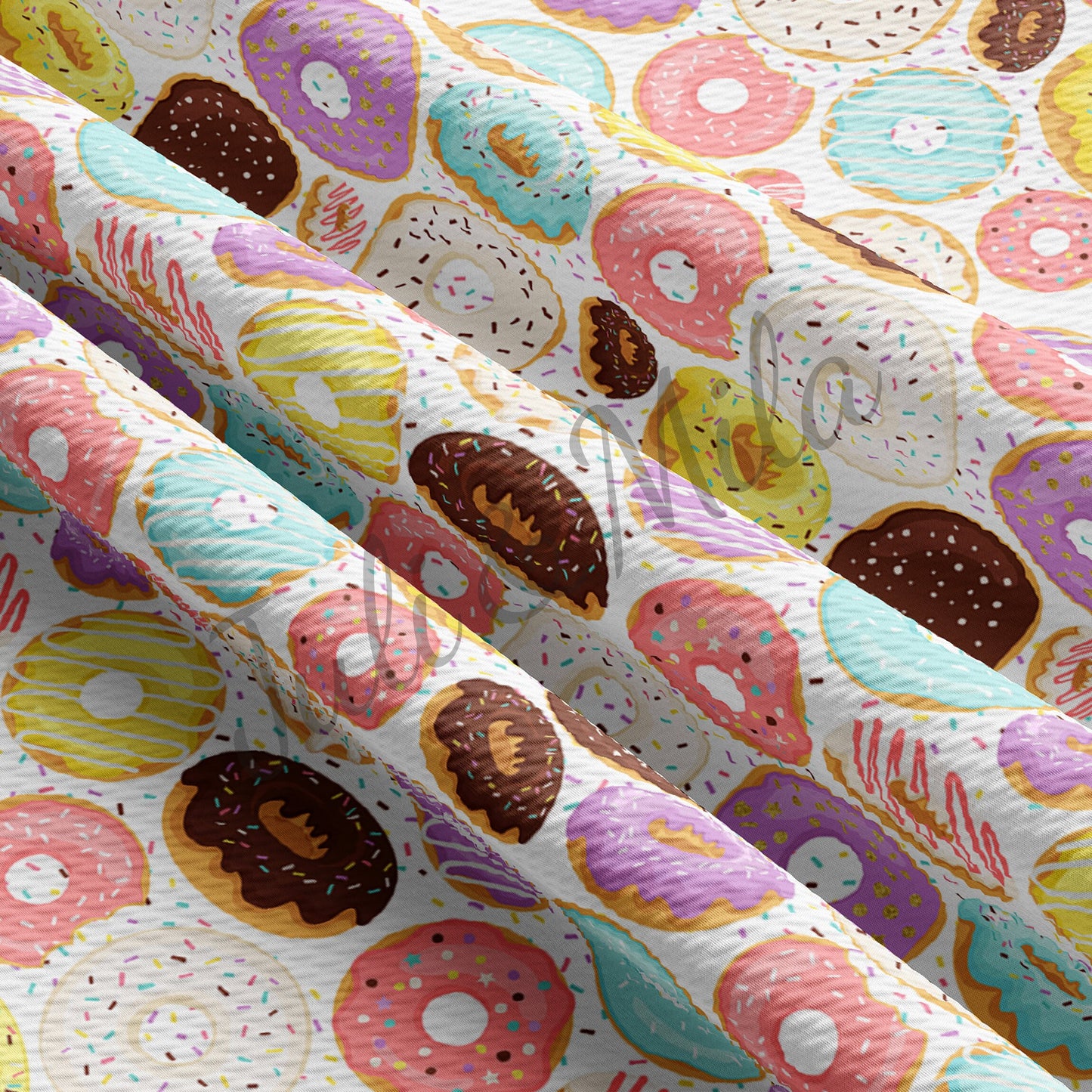 Bullet Textured Fabric  (Donuts)