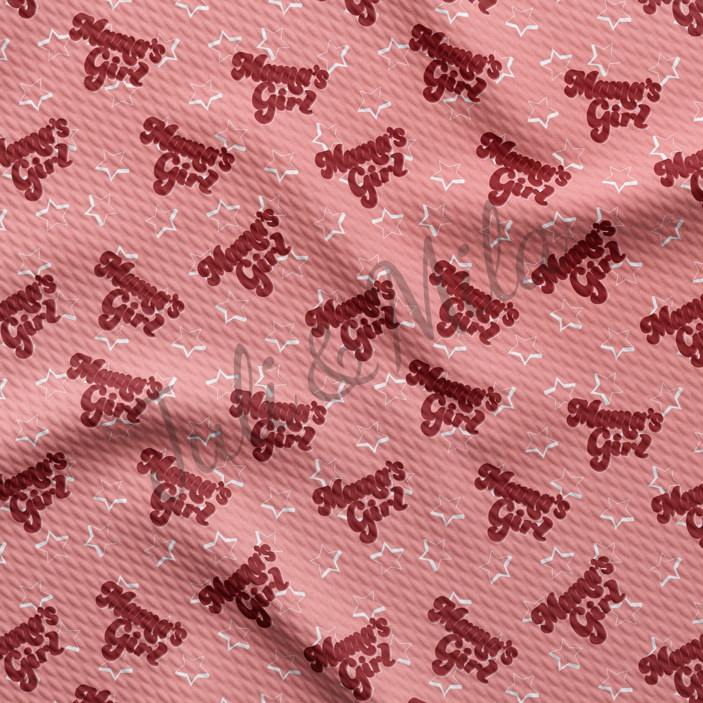 Mommys Girl Bullet Fabric AA249