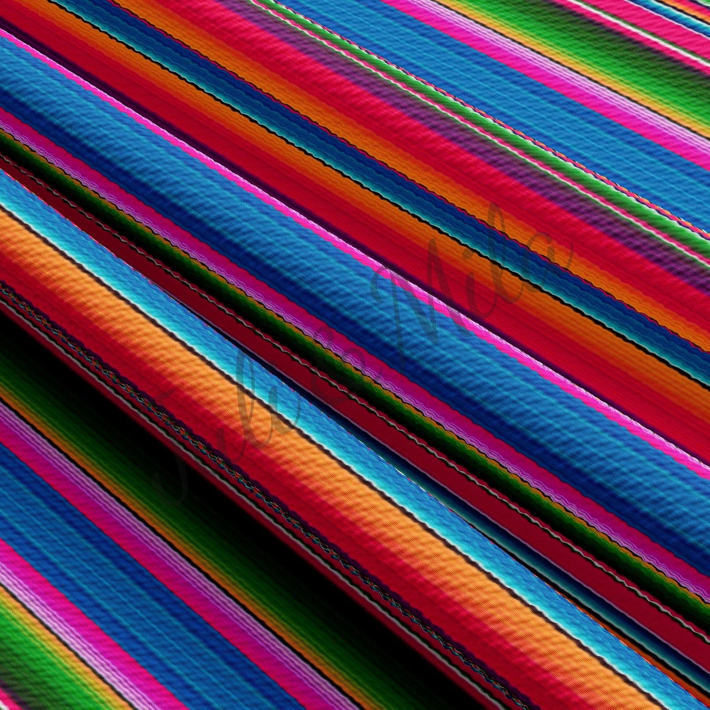 Serape Printed Liverpool Bullet Fabric AA273