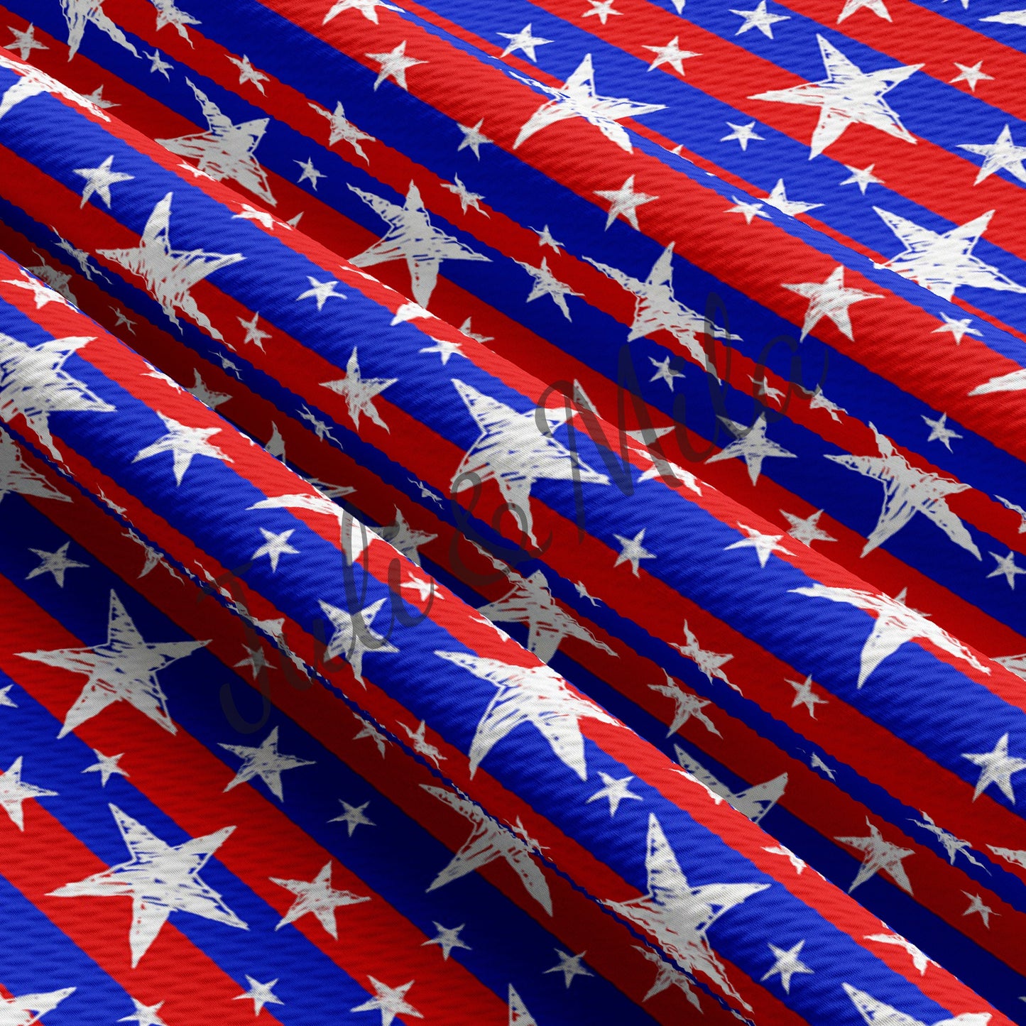 Patriotic 4th of July Bullet Fabric PT35