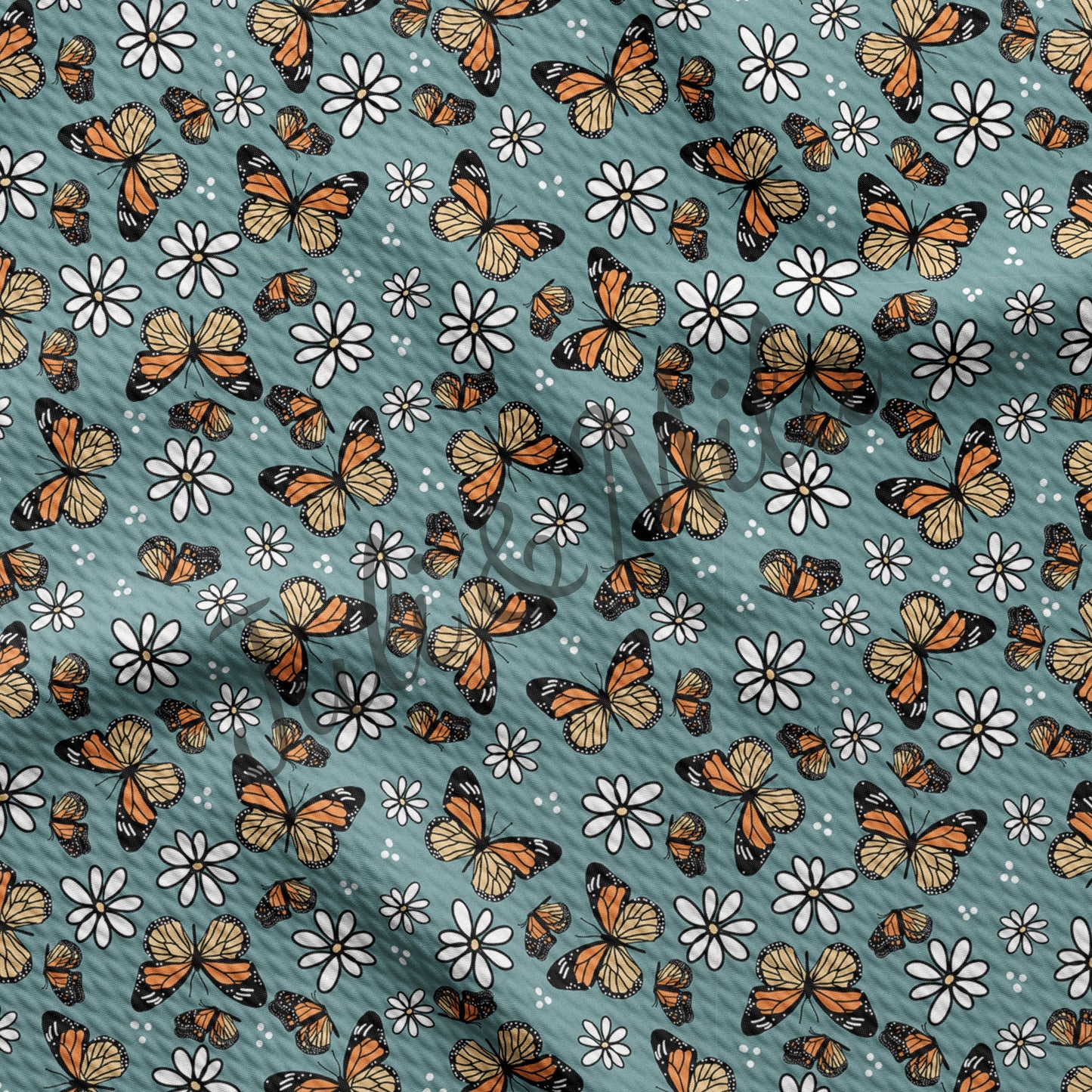 Bullet Textured Fabric Butterflies