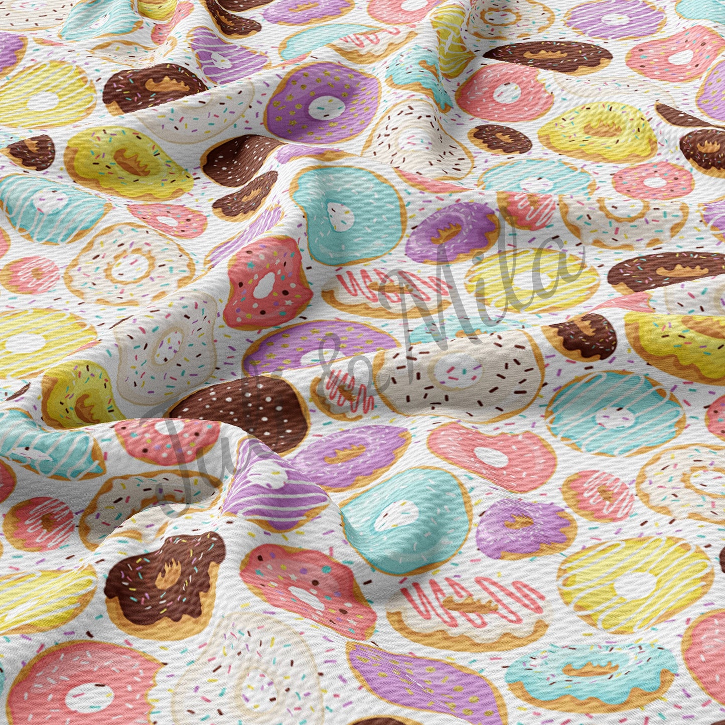 Bullet Textured Fabric  (Donuts)