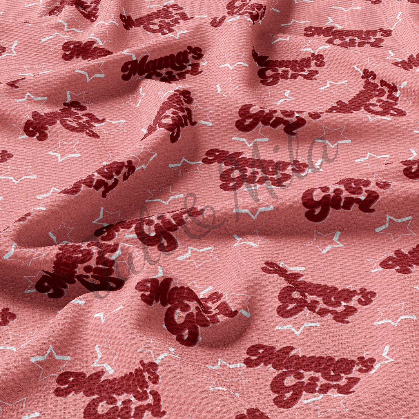 Mommys Girl Bullet Fabric AA249