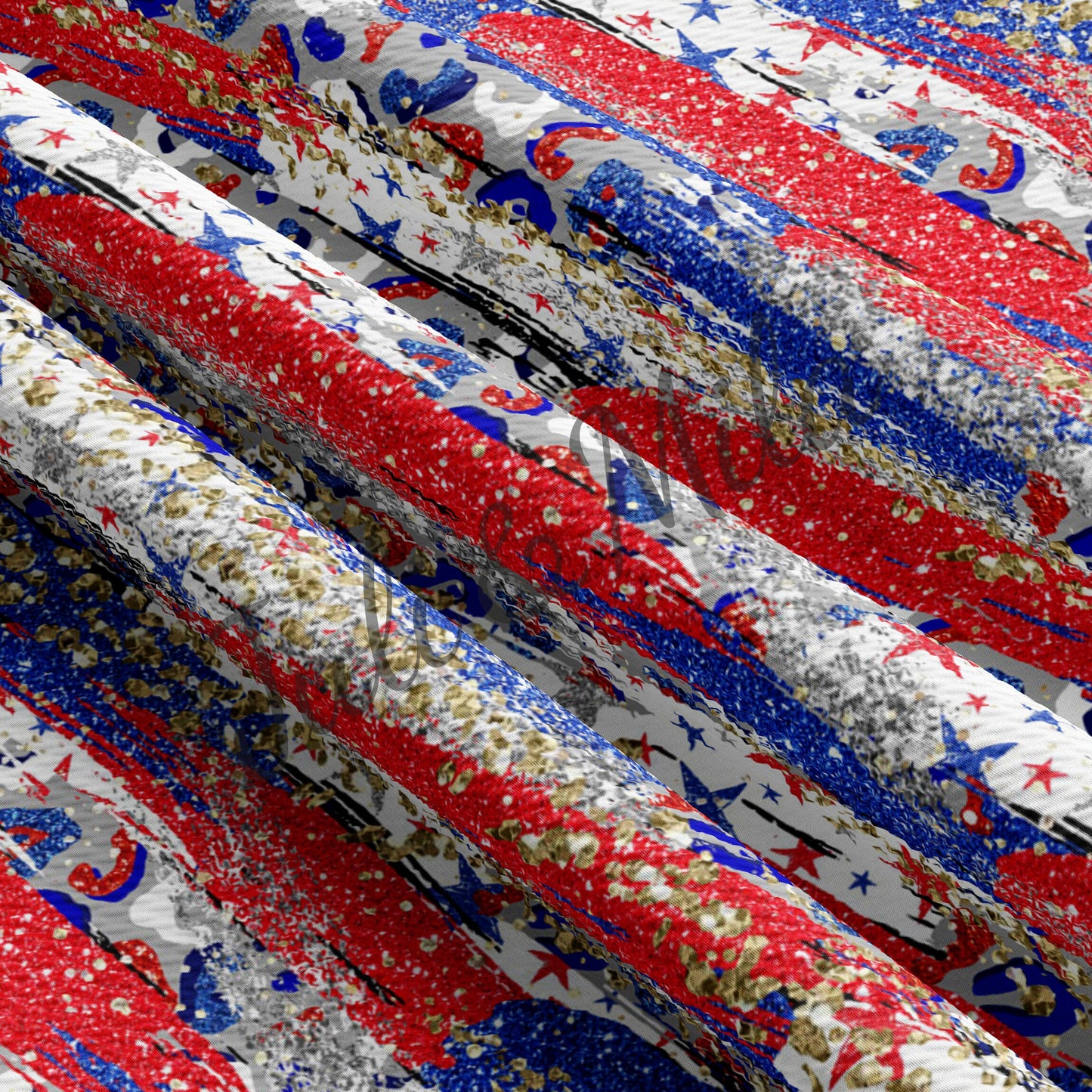 Patriotic 4th of July Bullet Fabric by the yard PT29
