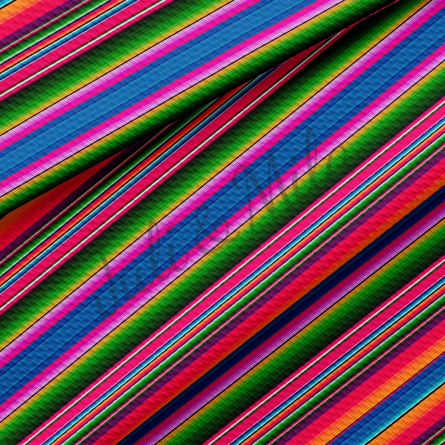Serape Printed Liverpool Bullet Fabric AA273