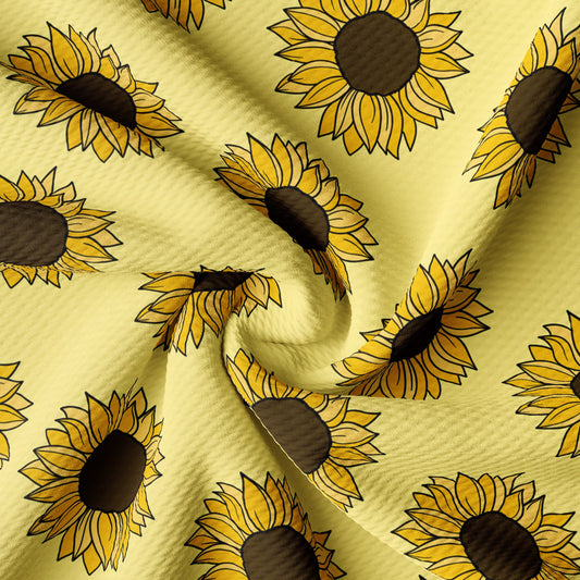 Floral Bullet Fabric Sunflowers (F82)