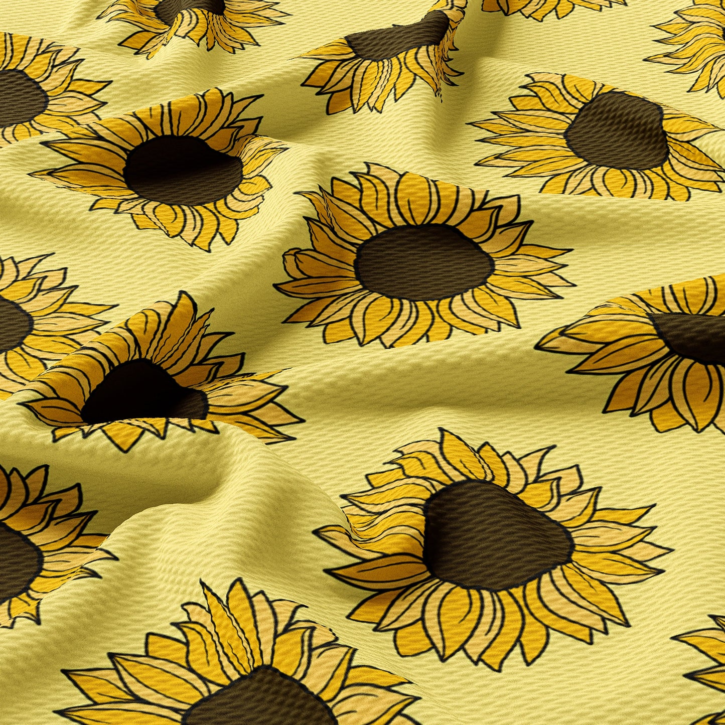 Floral Bullet Fabric Sunflowers (F82)