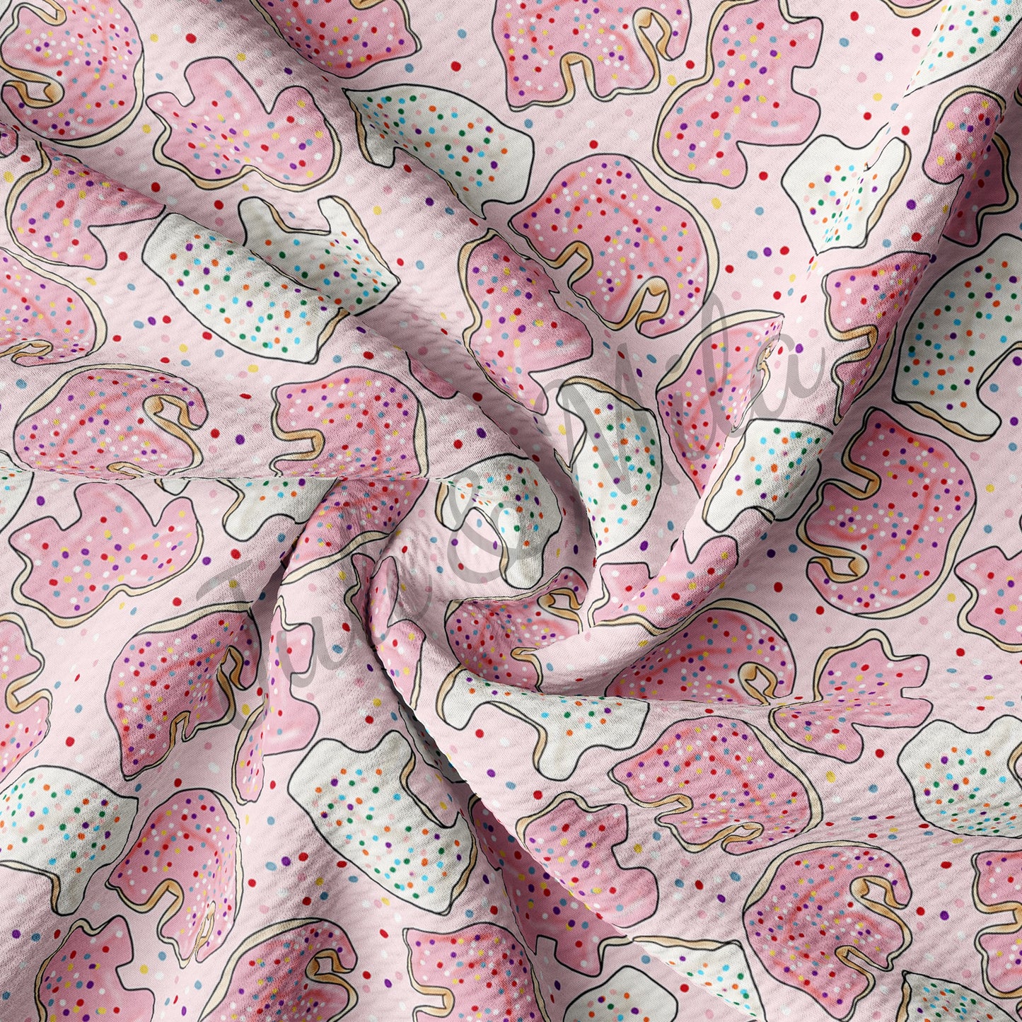 Sweets Textured Fabric AA543 Animal Crackers