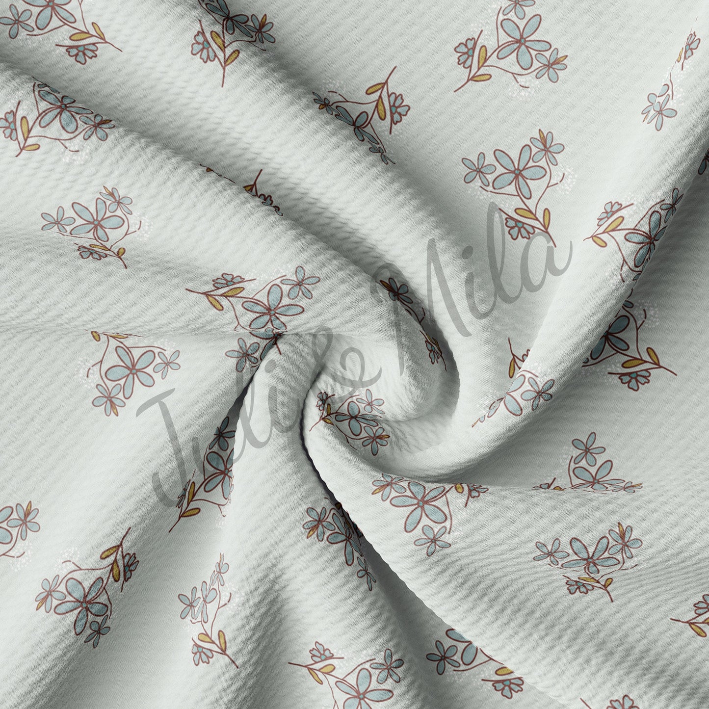 Floral Bullet Textured Fabric Floral68