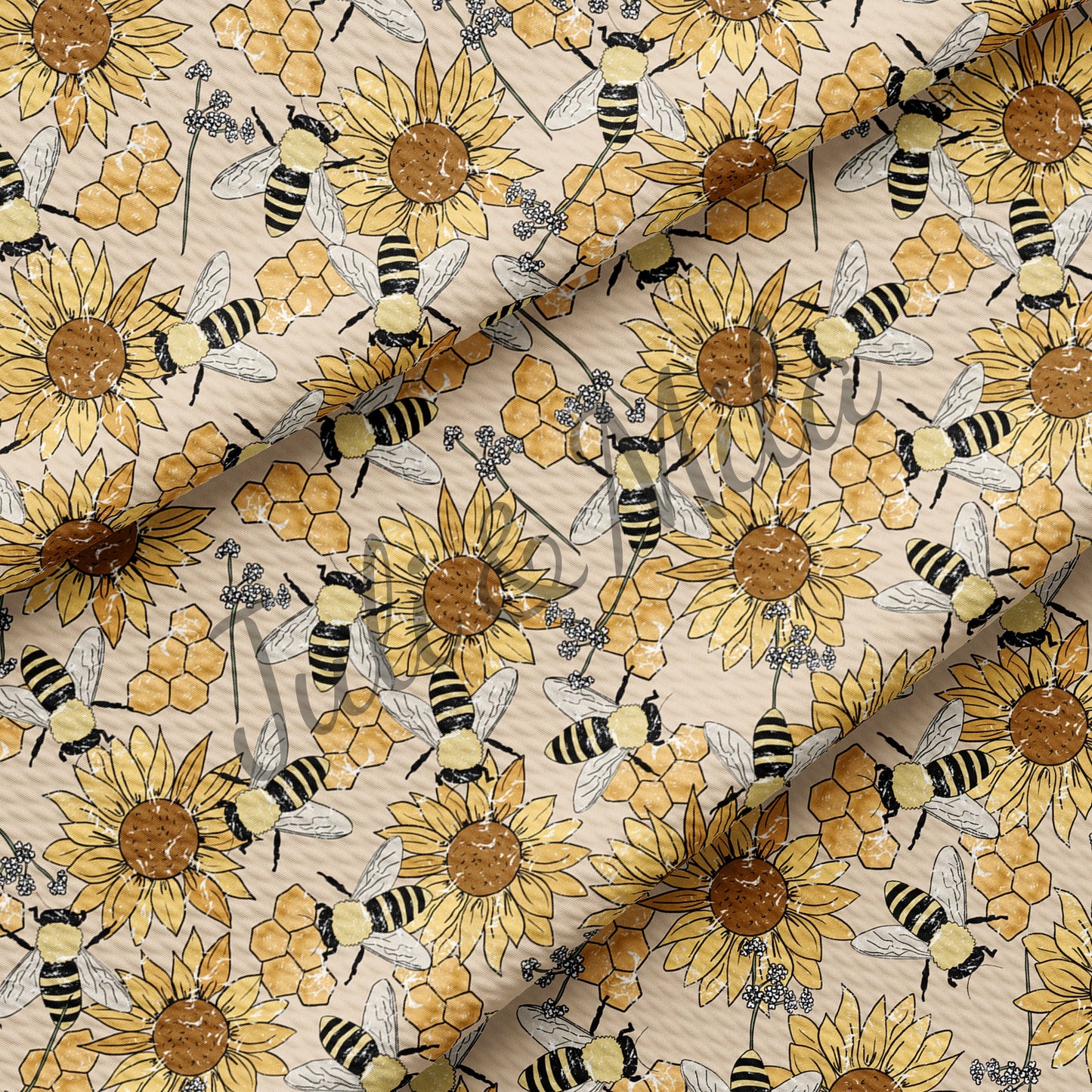 Bullet Textured Fabric bees2